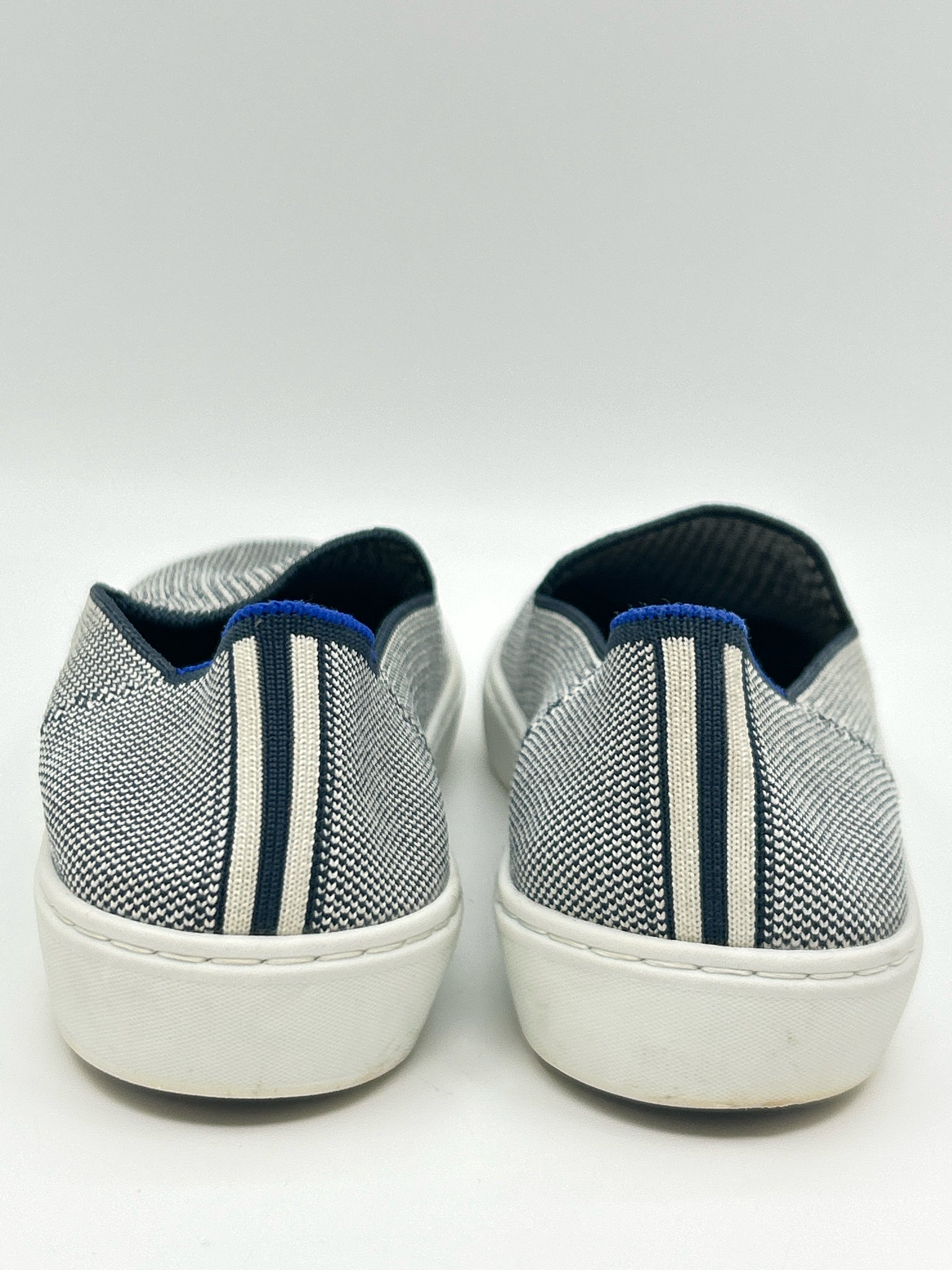 ROTHY'S Size 6.5W NAVY AND WHITE Women Sneakers