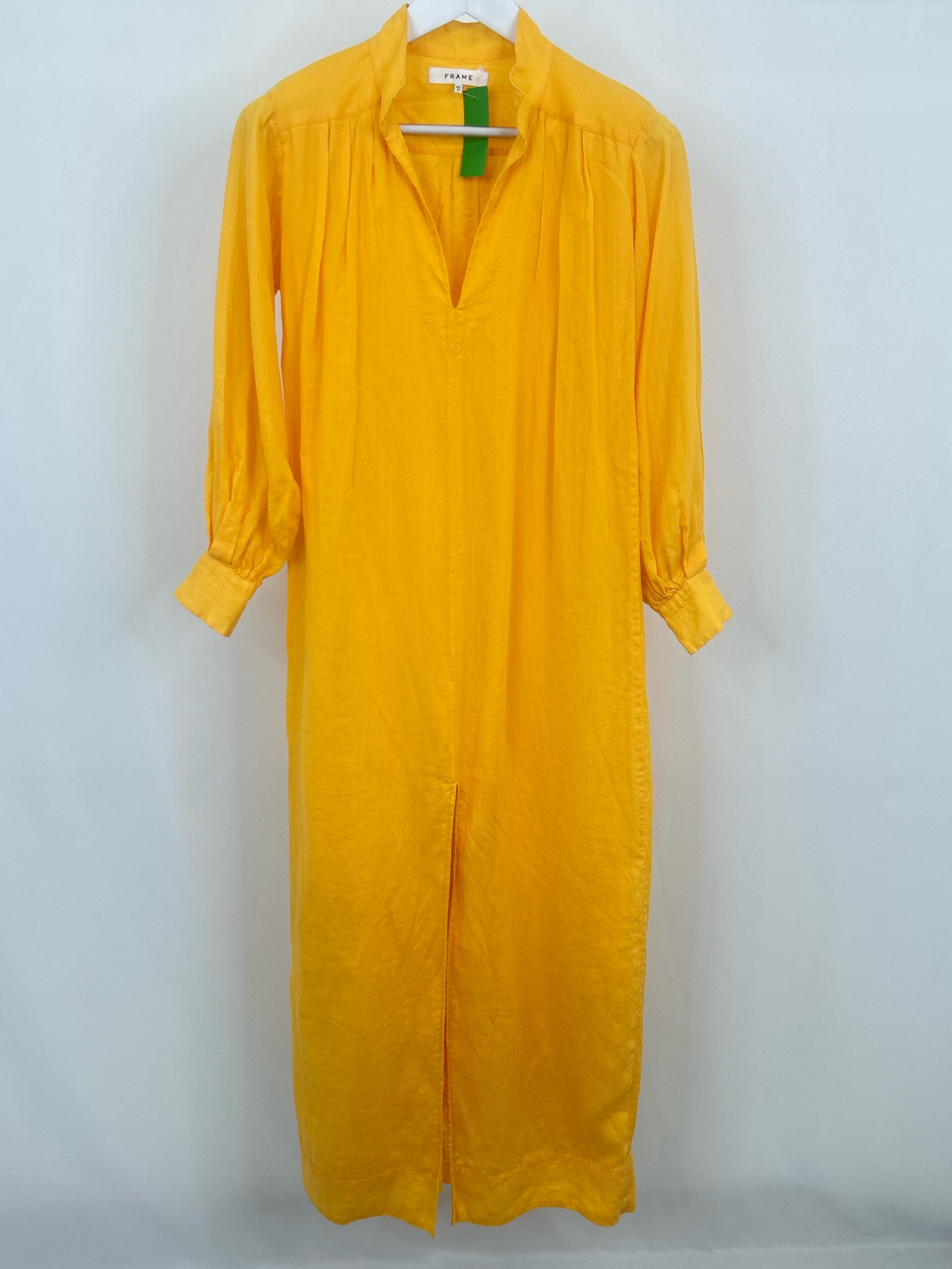 FRAME Size XS Orange Yellow Women Dress