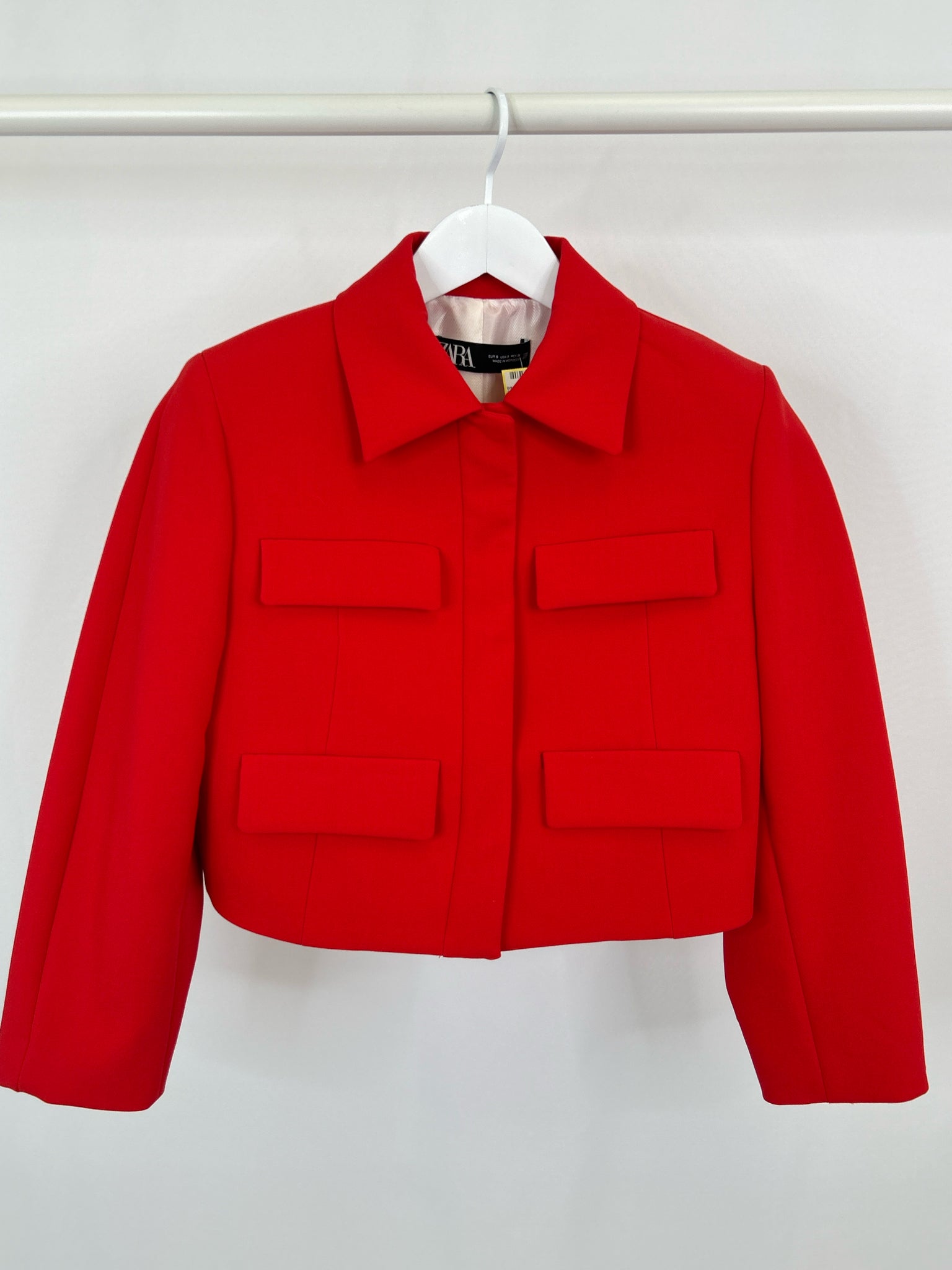 ZARA Size S Red Women Blazer