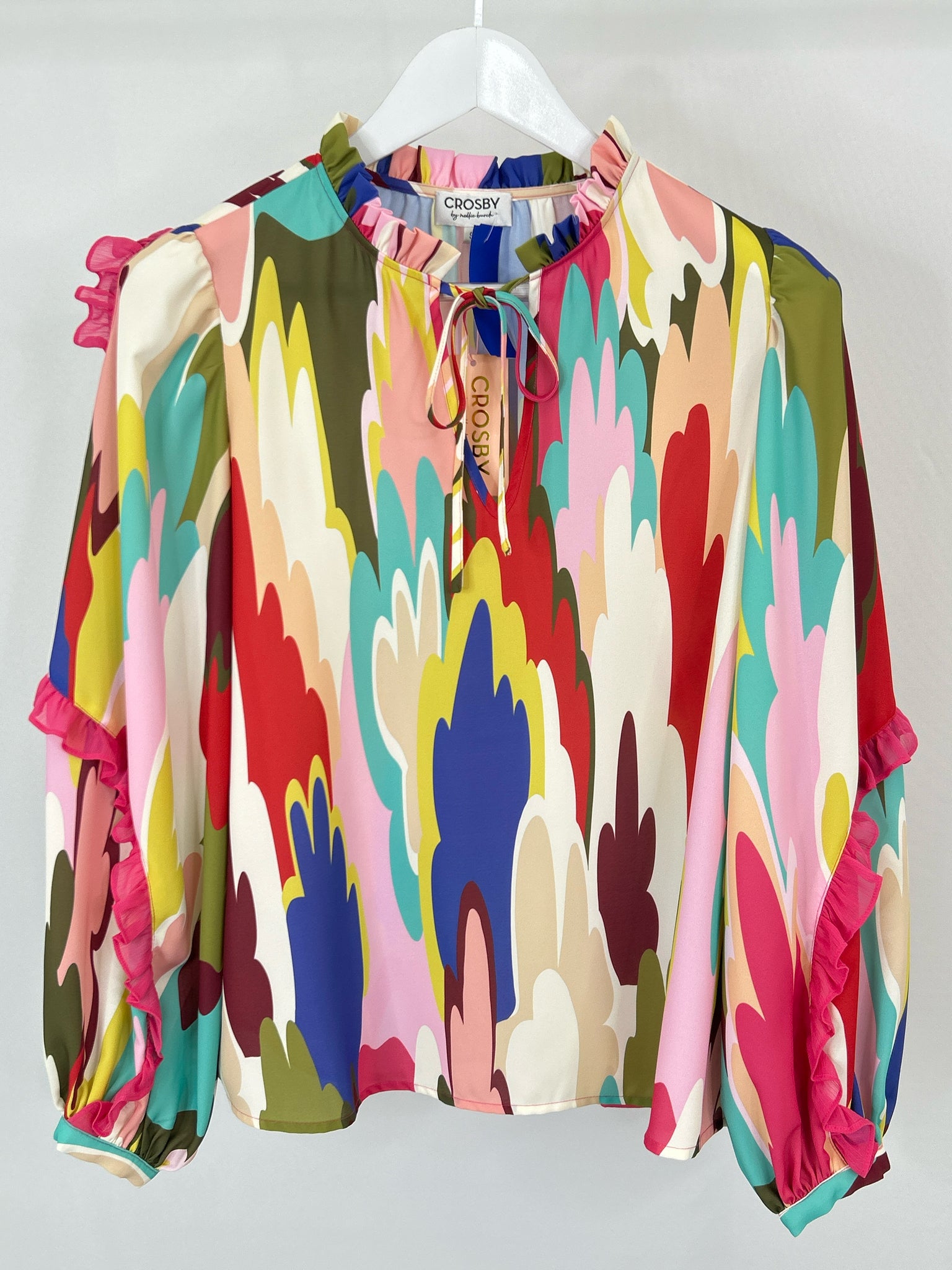 Crosby by Mollie Burch Size S Multi-Color Women Blouse
