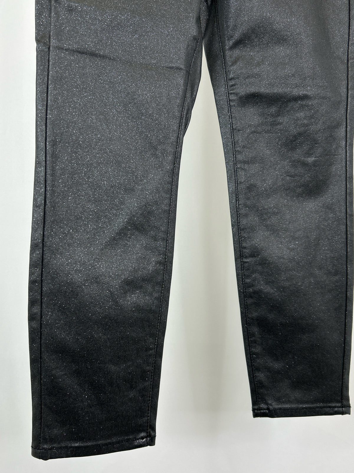 REBECCA MINKOFF Size 8P METALLIC GREY Women Pants