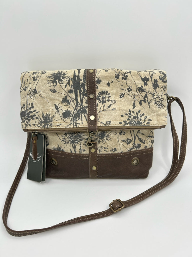 MYRA BAG BEIGE AND BROWN Purse