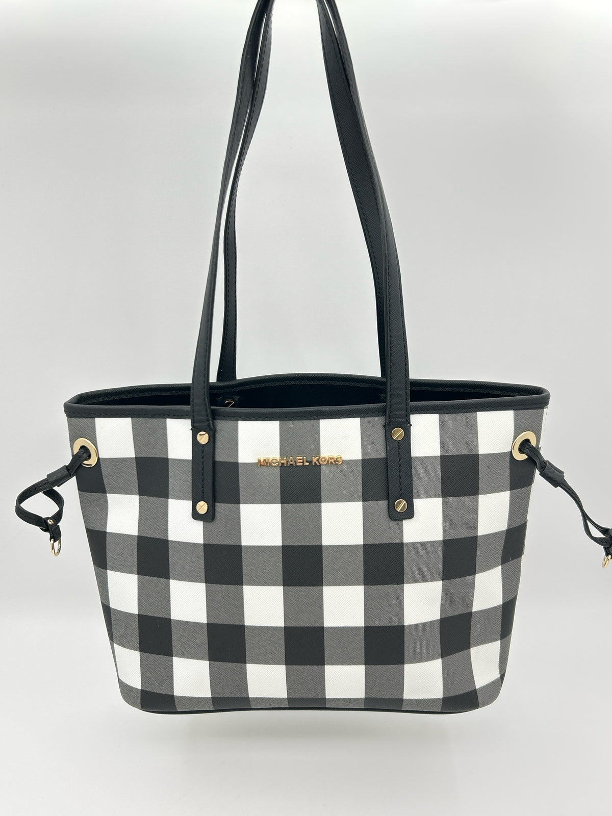 MICHAEL KORS Black & White Women Tote