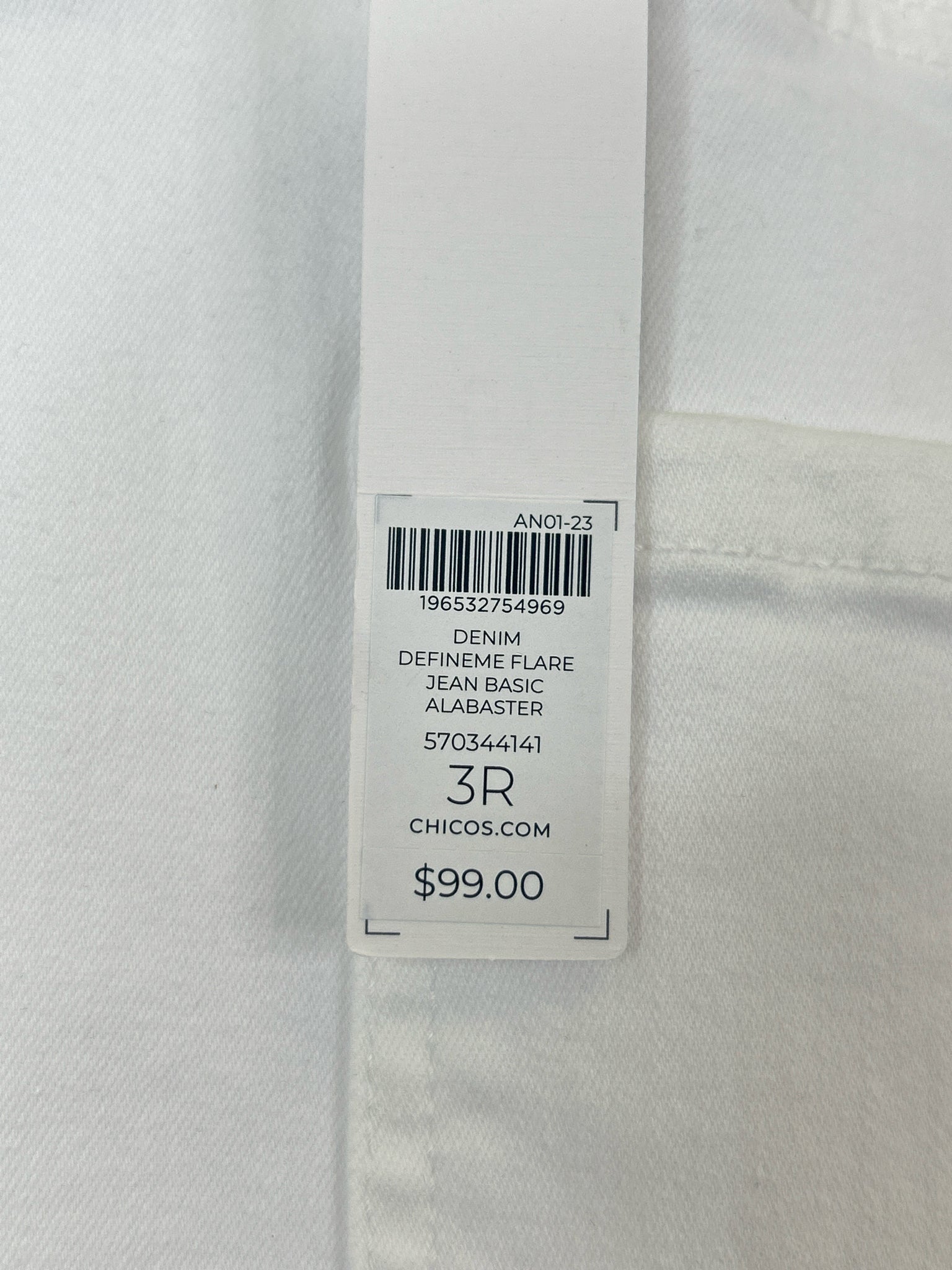 CHICO'S Size 16 White Women jeans