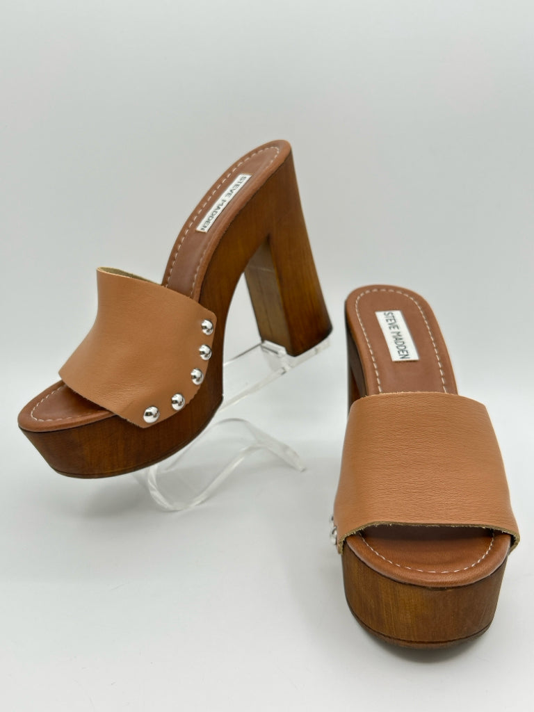 STEVE MADDEN Size 9 Tan Women's Sandal