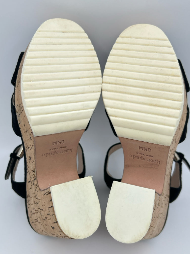 KATE SPADE Size 8.5M Black Women's Sandal