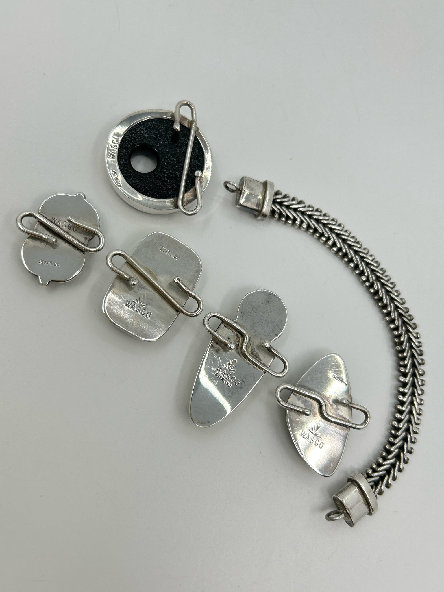 WASGO Sterling Silver Bracelet Set