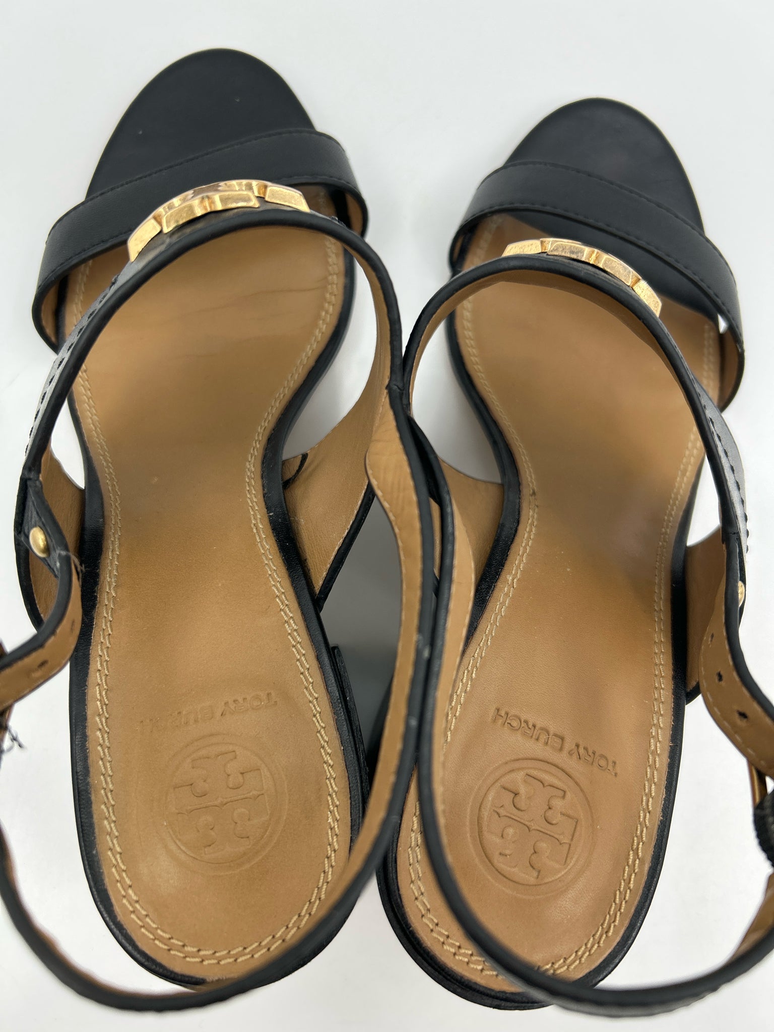 TORY BURCH Size 8.5M Black Women Sandal