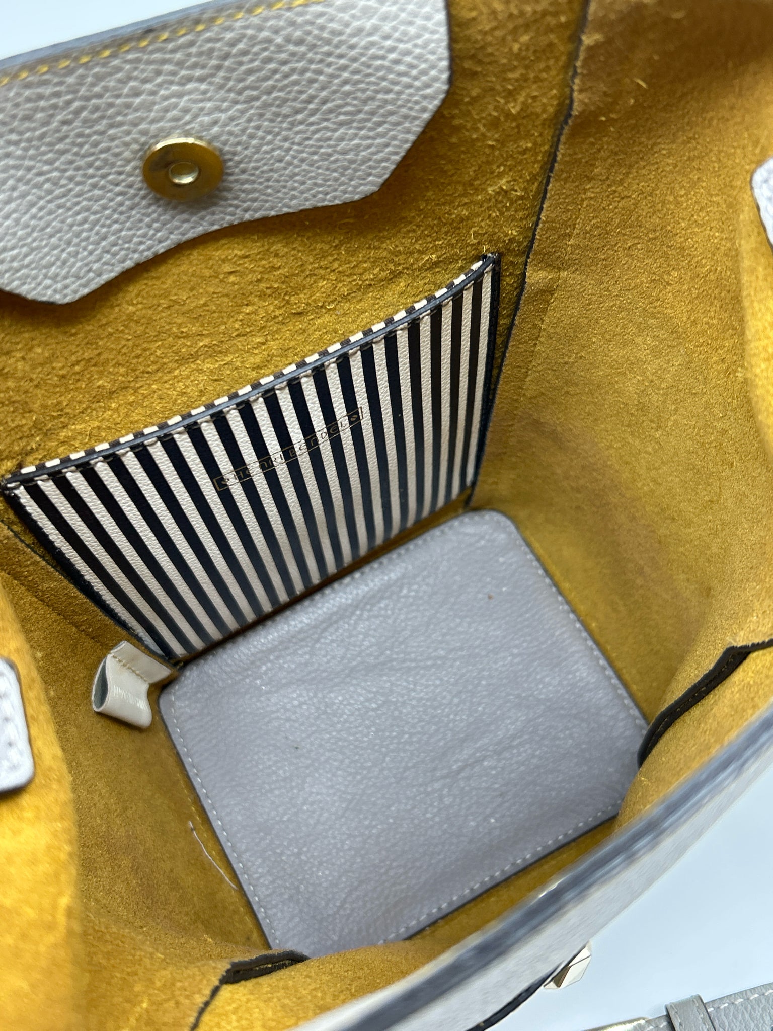 HENRI BENDEL Gray Taupe Women Purse