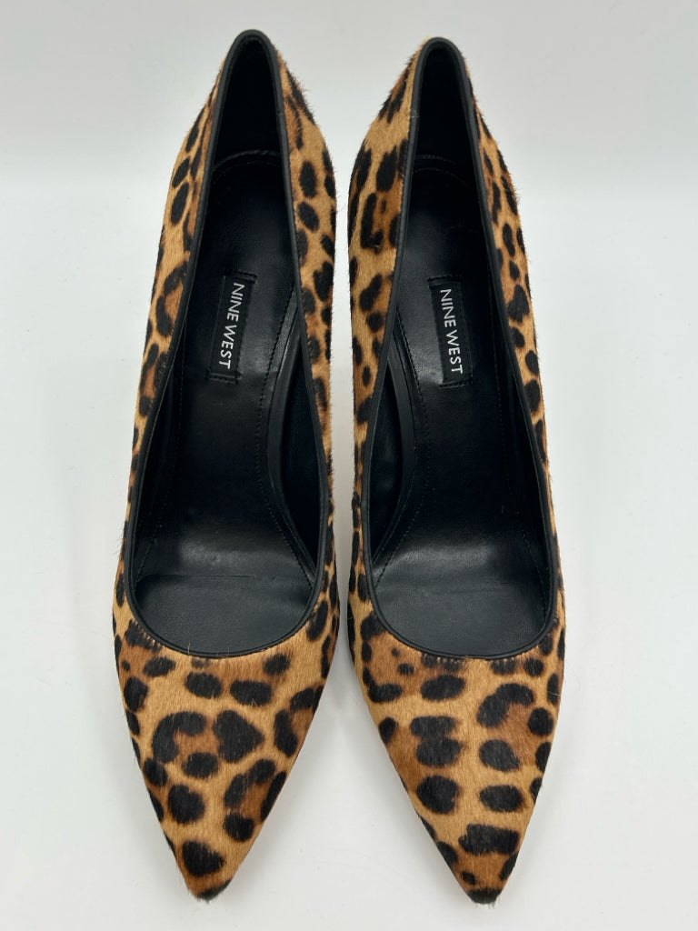 NINE WEST Women Size 11M Animal Print Pumps