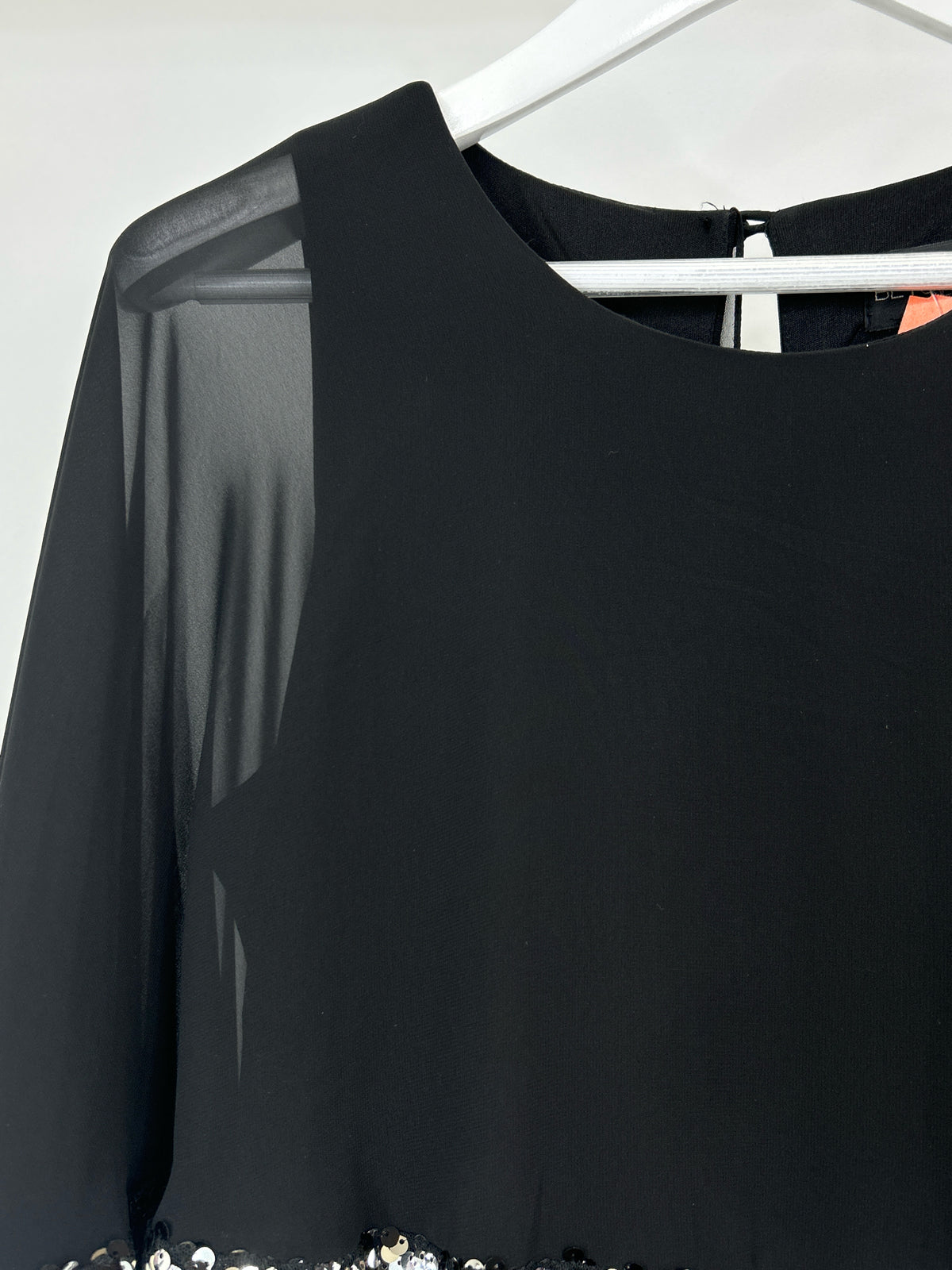 BETSY AND ADAM Size 12 Black Women Dress