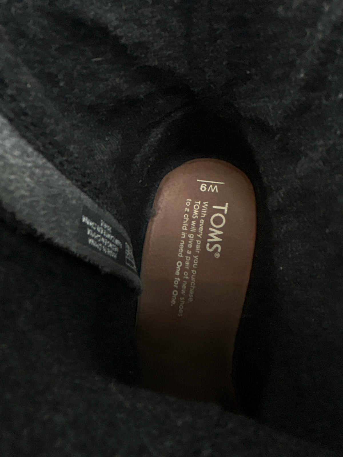 TOMS Size 9 Grey Women Booties