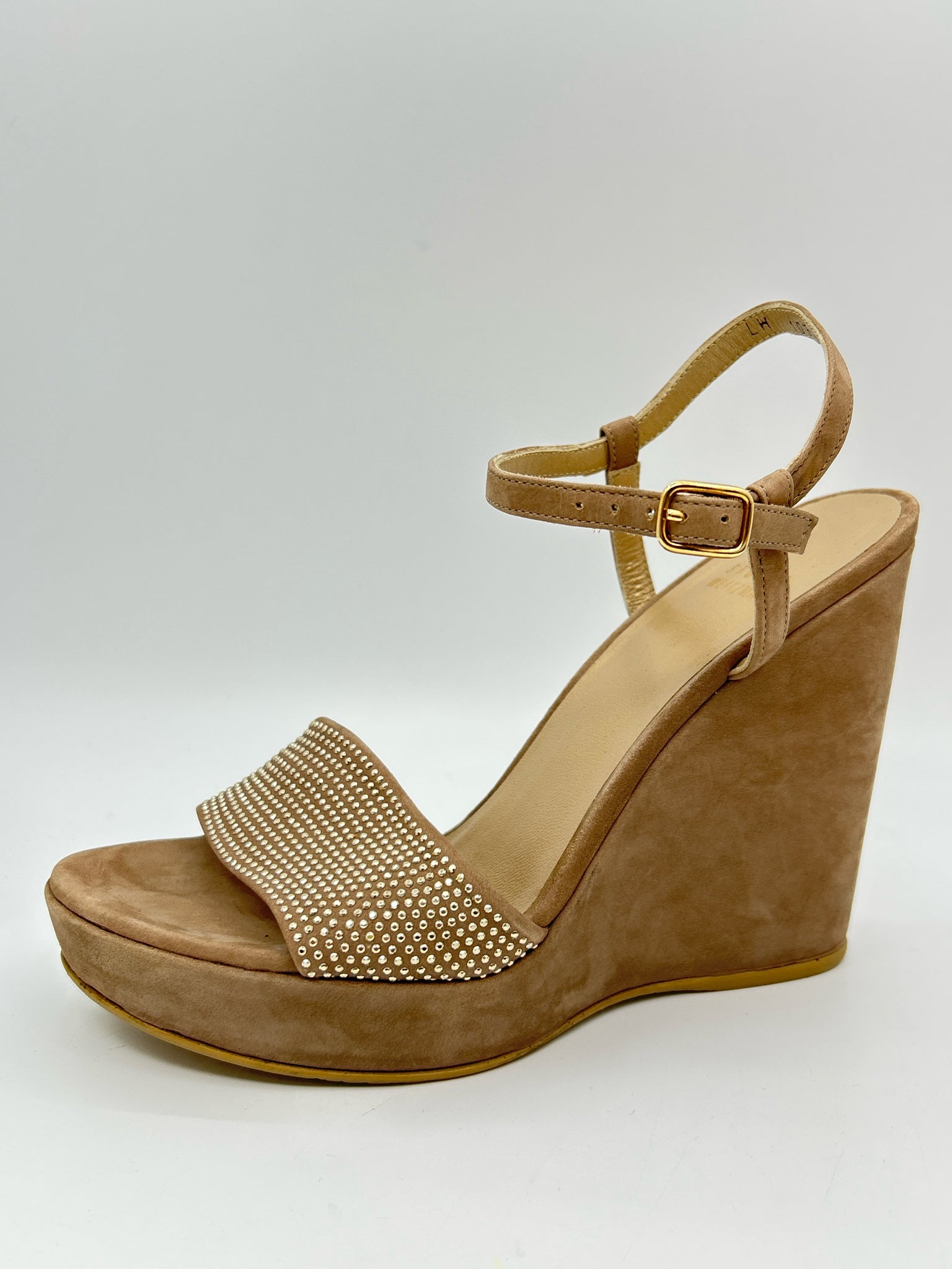 STUART WEITZMAN Size 9M Taupe Women Sandal