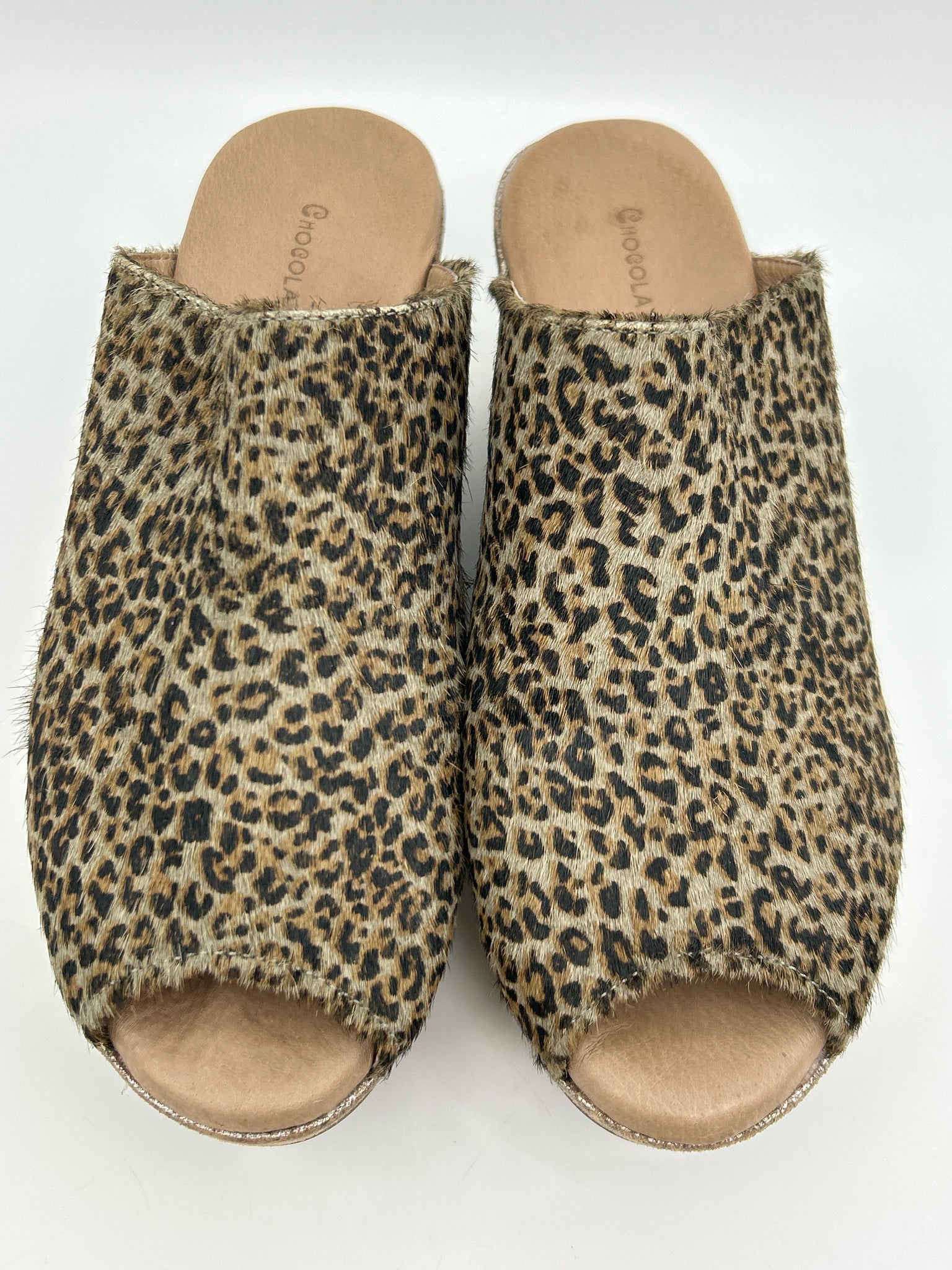 CHOCOLAT BLU Size 7 Animal Print Women Sandal