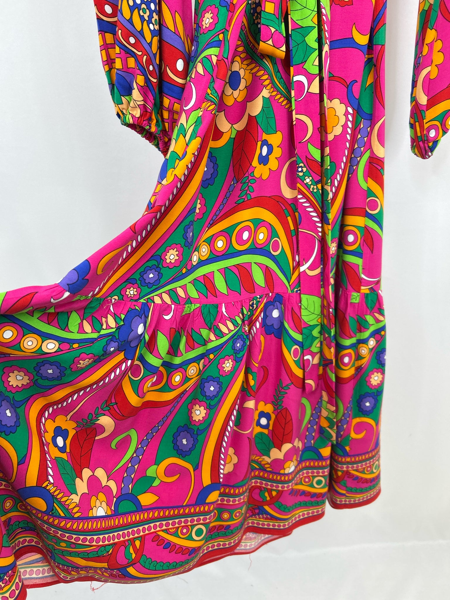 ADRIANNA ADRIANNA PAPELL Size 6 Pink Print Women Dress