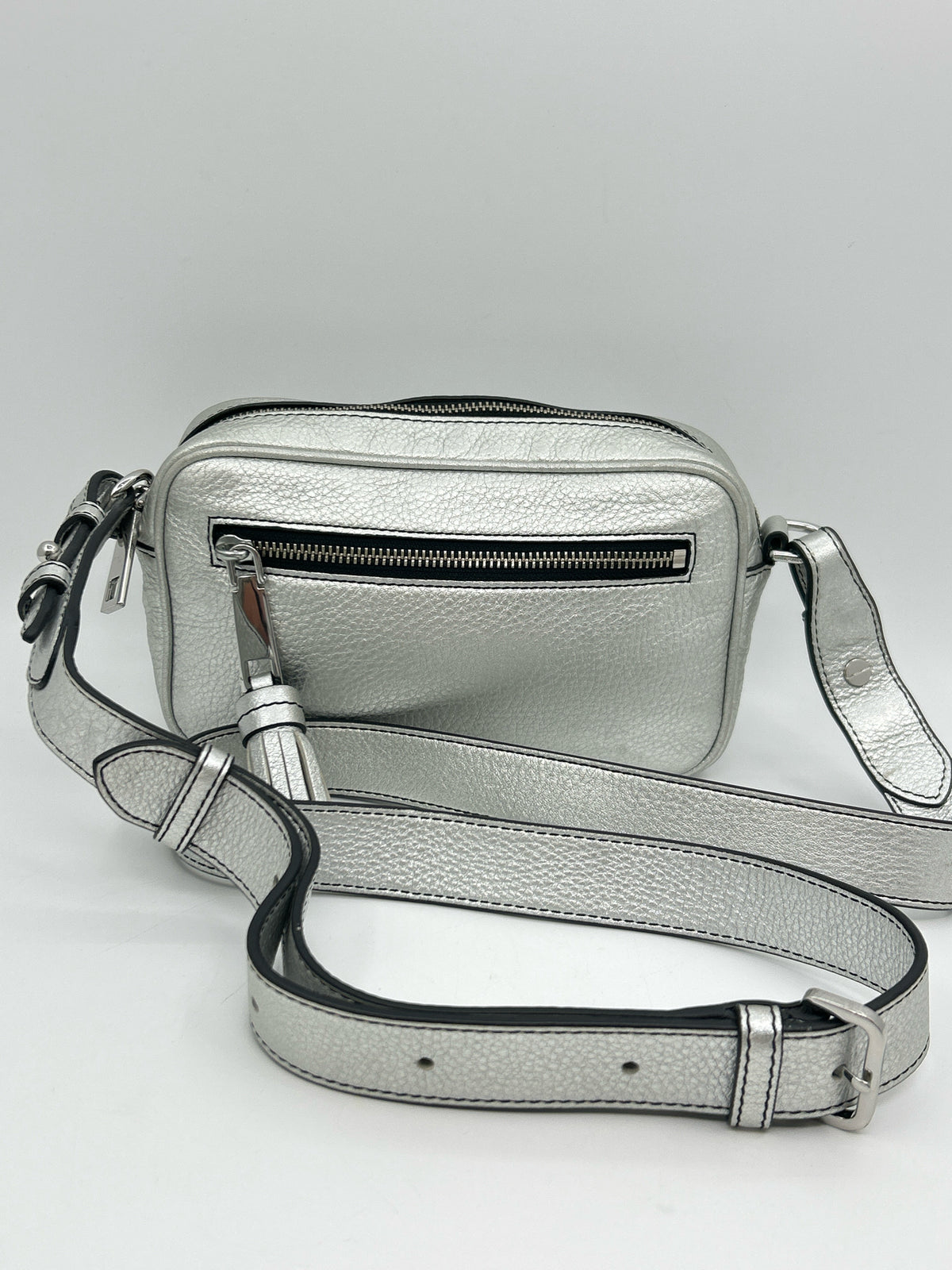 MARC JACOBS Silver Metallic Women Purse