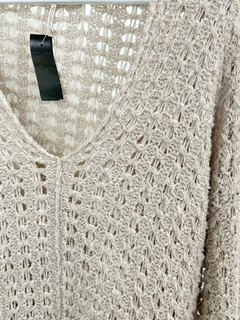 FREE PEOPLE Women Size S Beige Sweater