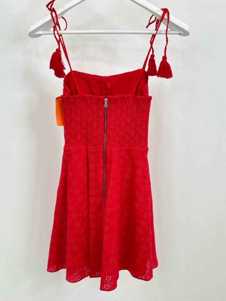 ALICE + OLIVIA Women Size 2 Red Dress