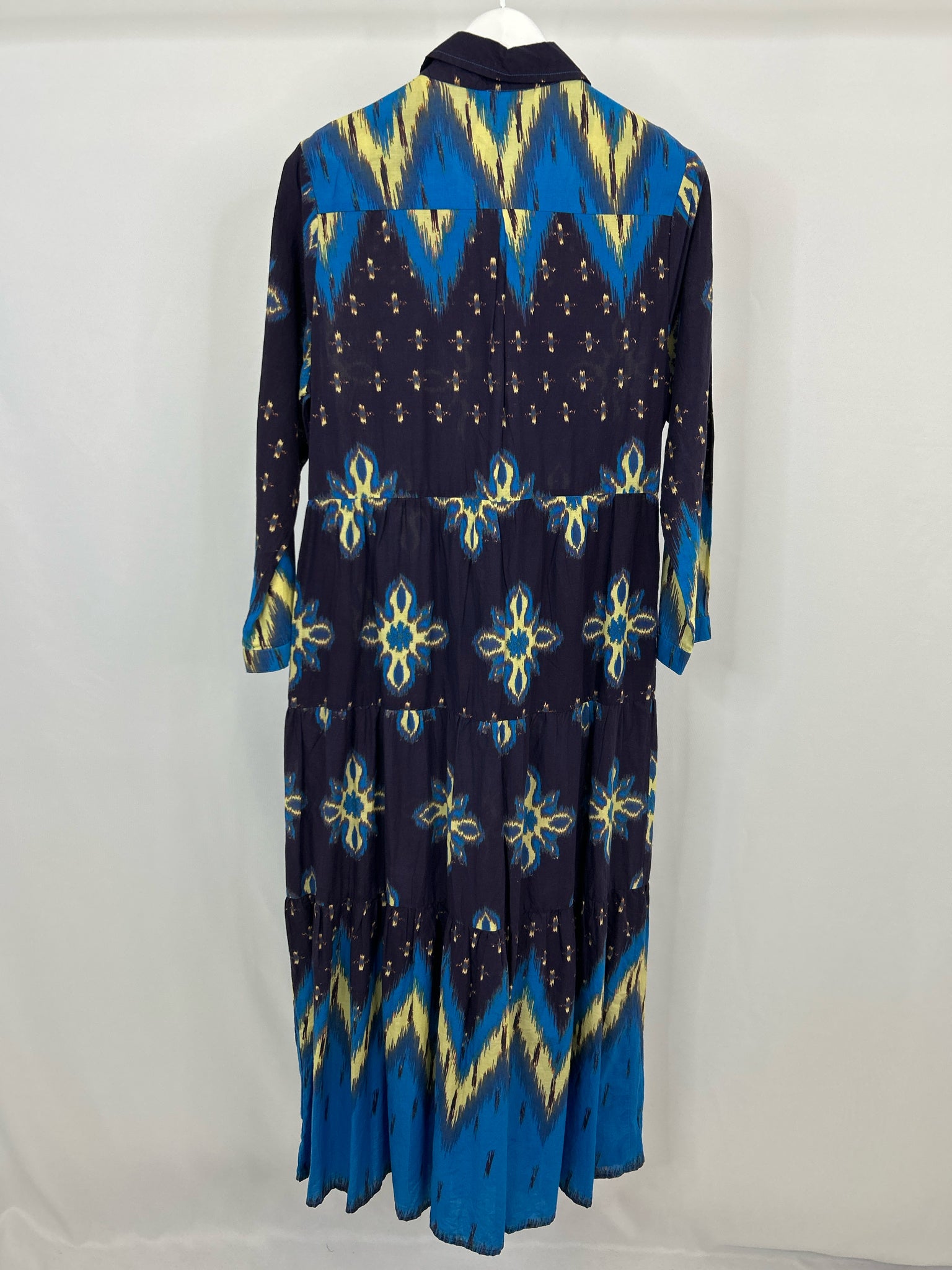 BE BOHO Size M Navy Print Women Dress