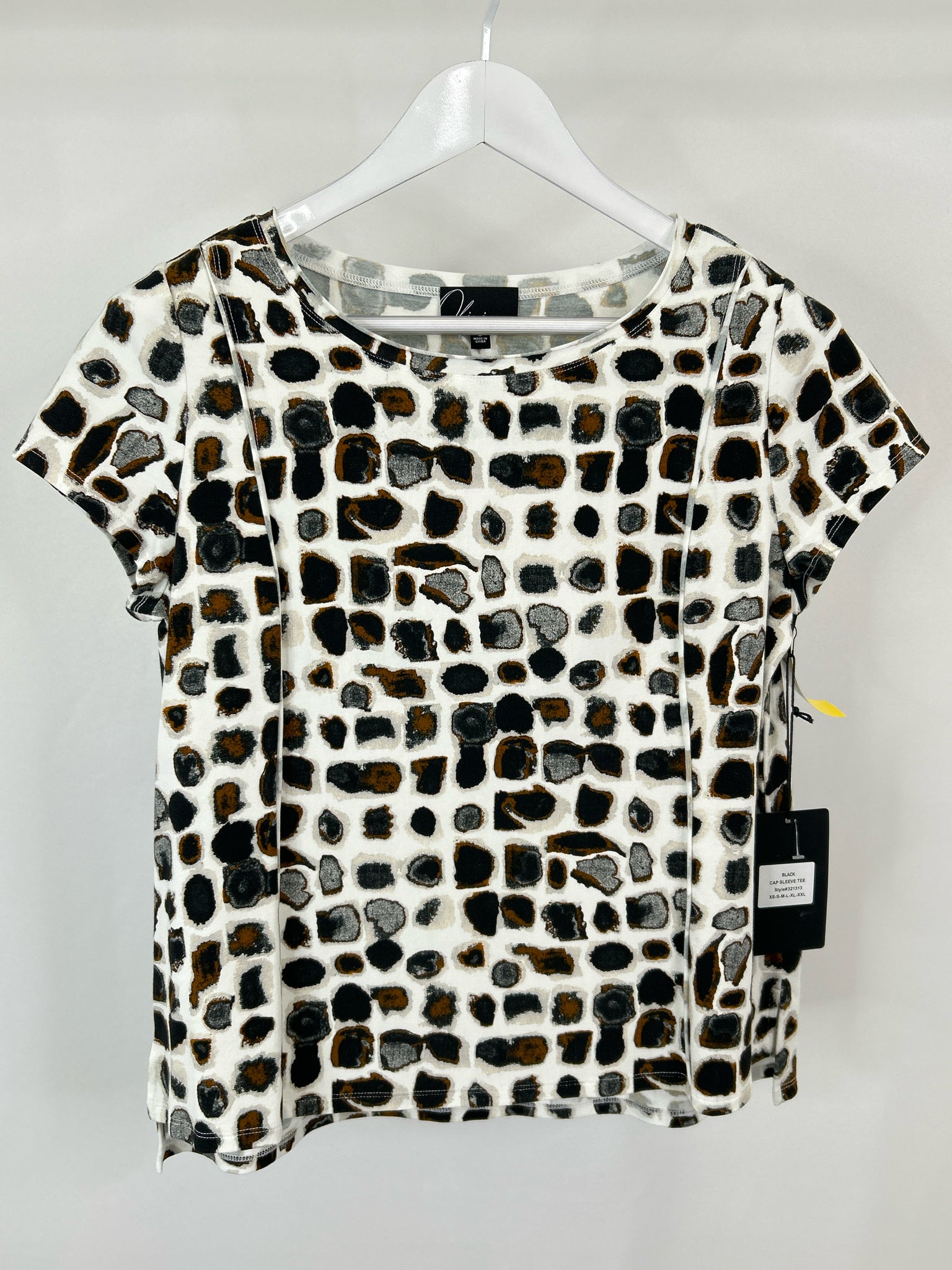 OLIVIA BY HABITAT CLOTHES Size S Brown and Black Women Top