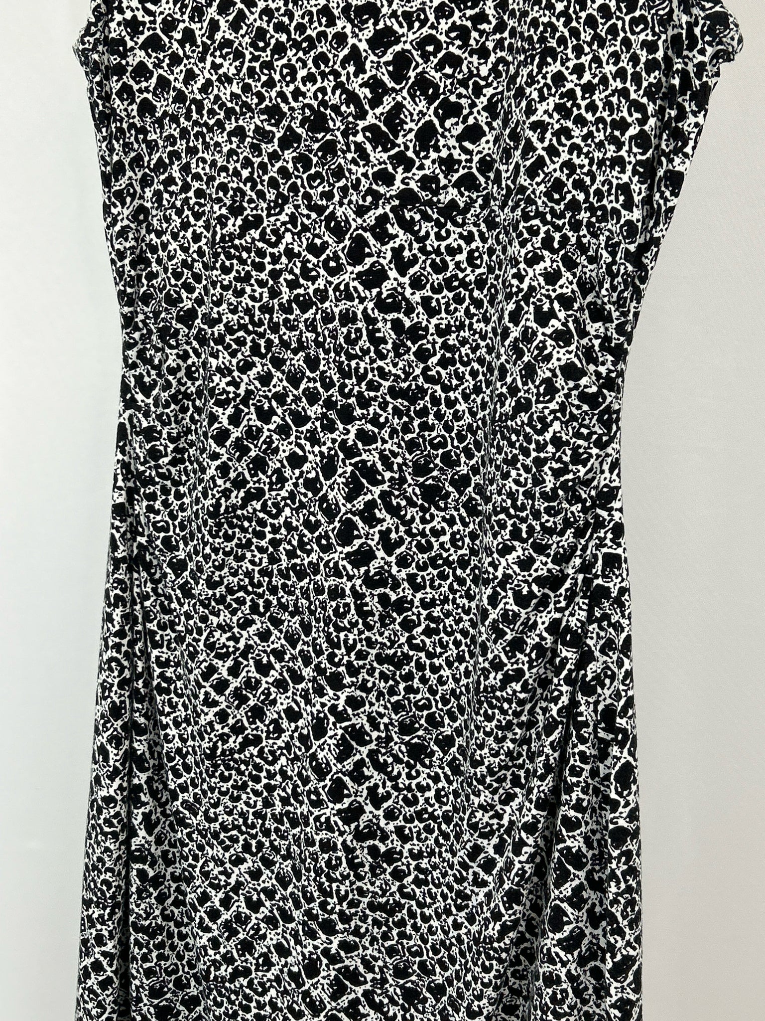 DIANE VON FURSTENBERG Size 6 Black and White Women Dress
