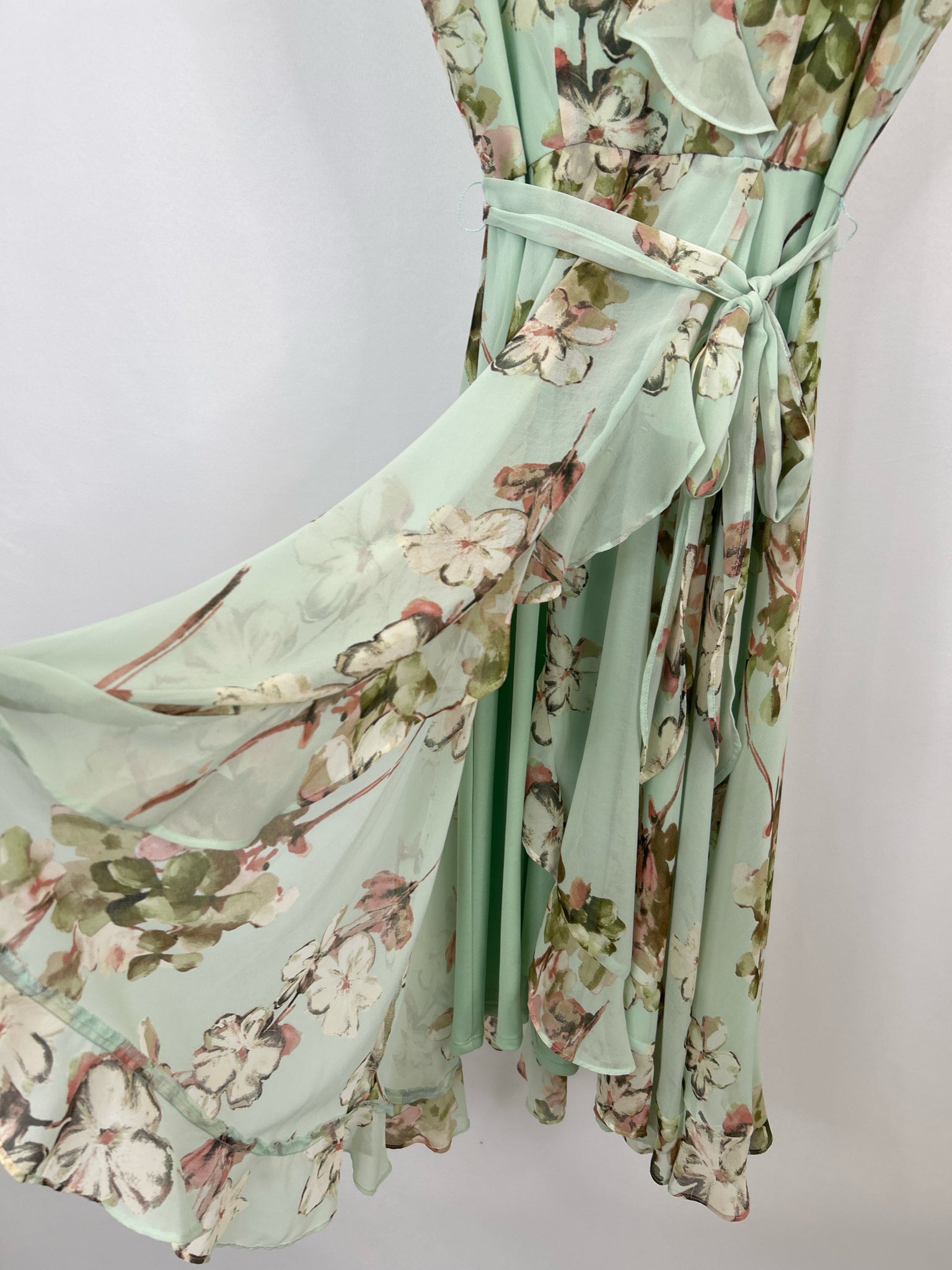 JULIAN TAYLOR Size 8 Mint Print Women Dress