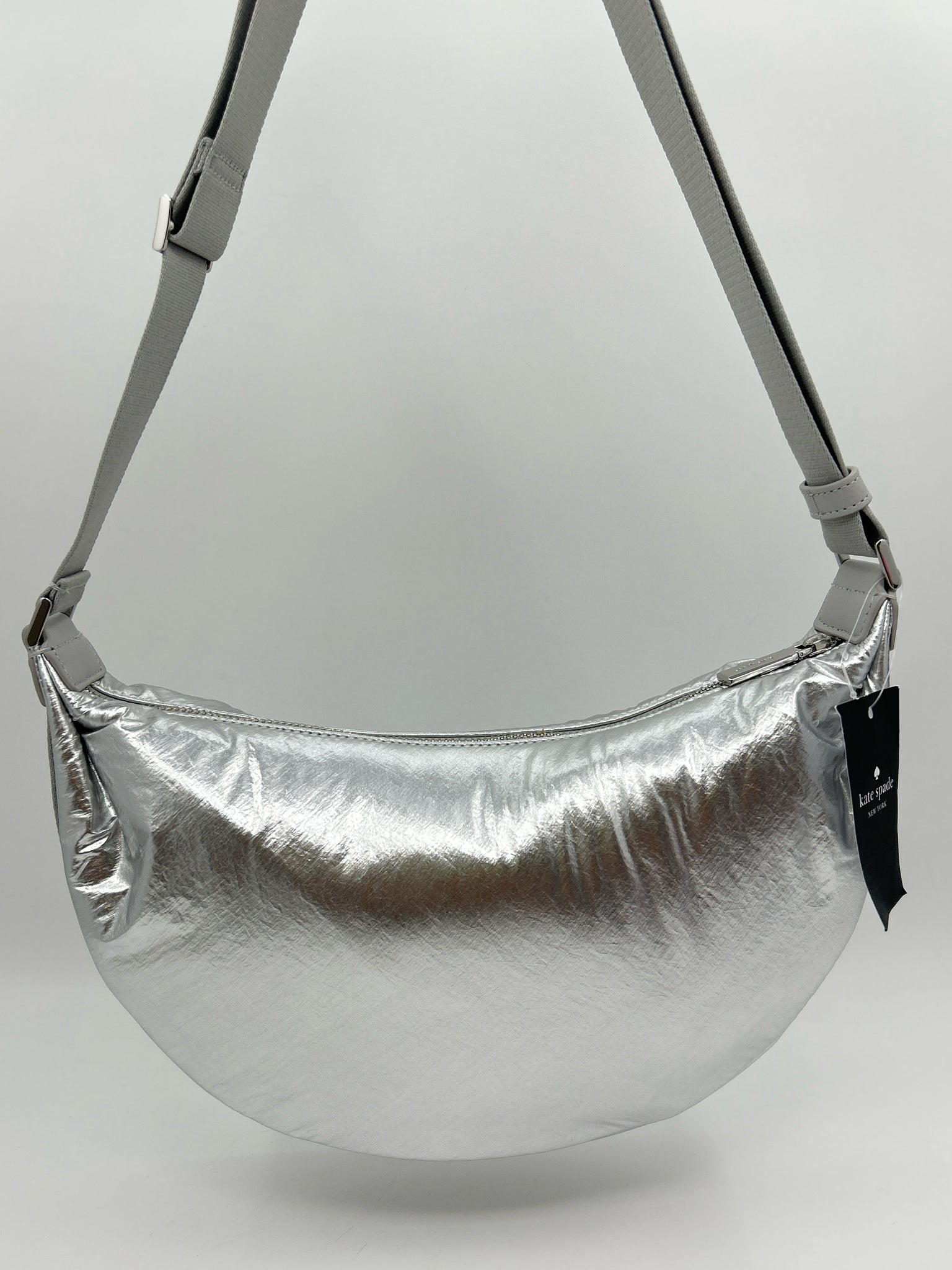 KATE SPADE Silver Metallic Women Purse NWT