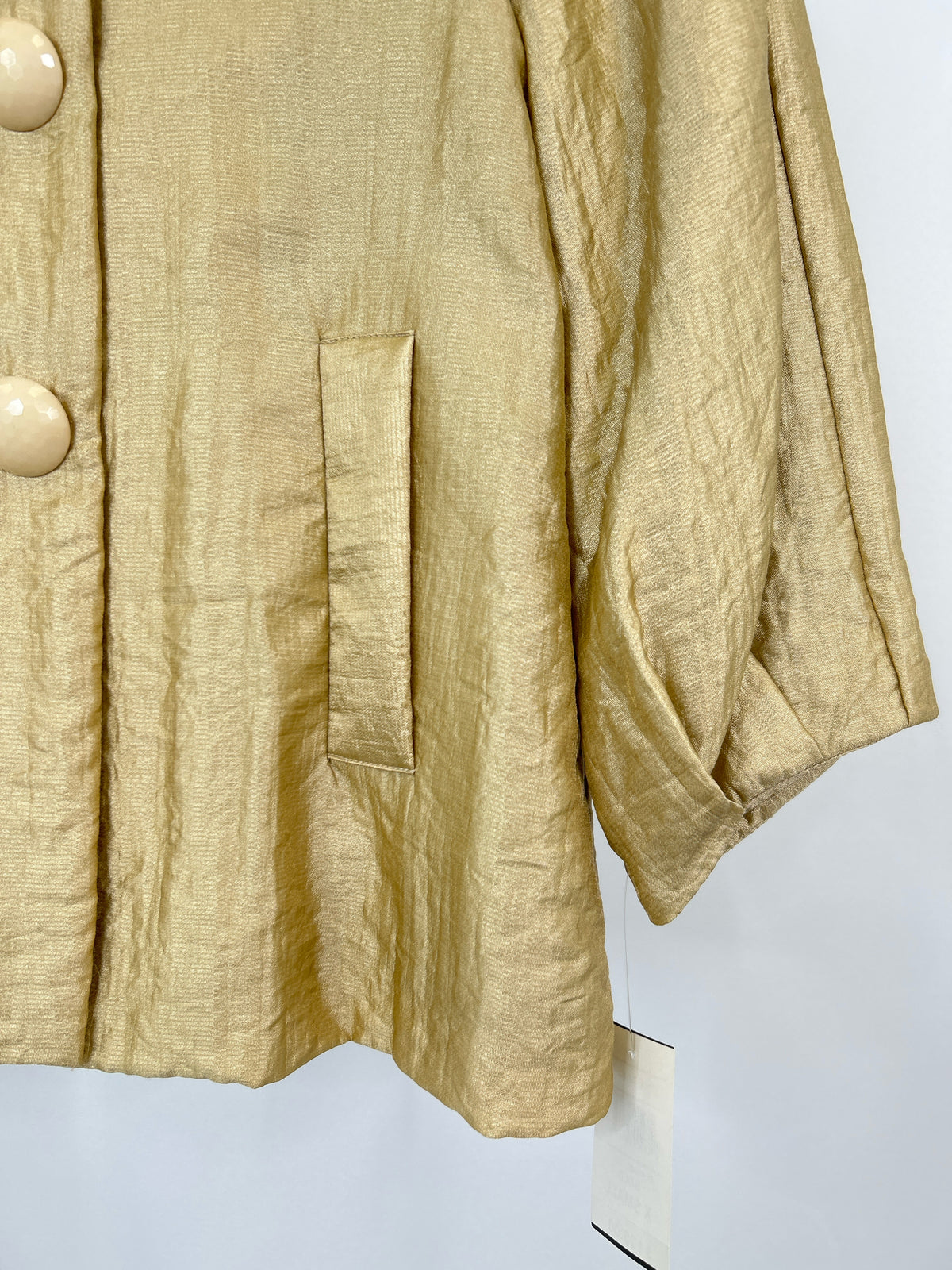 BEAU BOIS NWT Size XS Gold Women Jacket