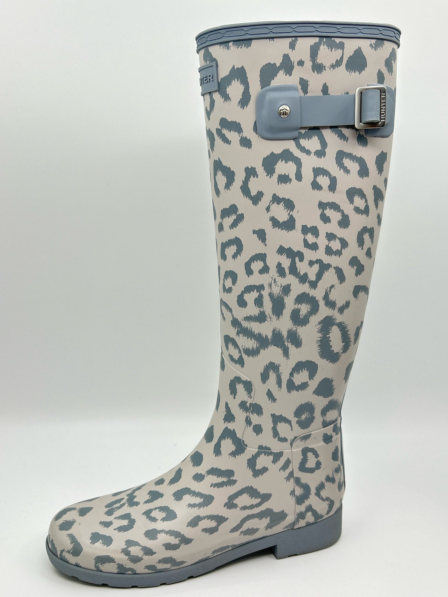 HUNTER Size 6 Grey Women Rainboots
