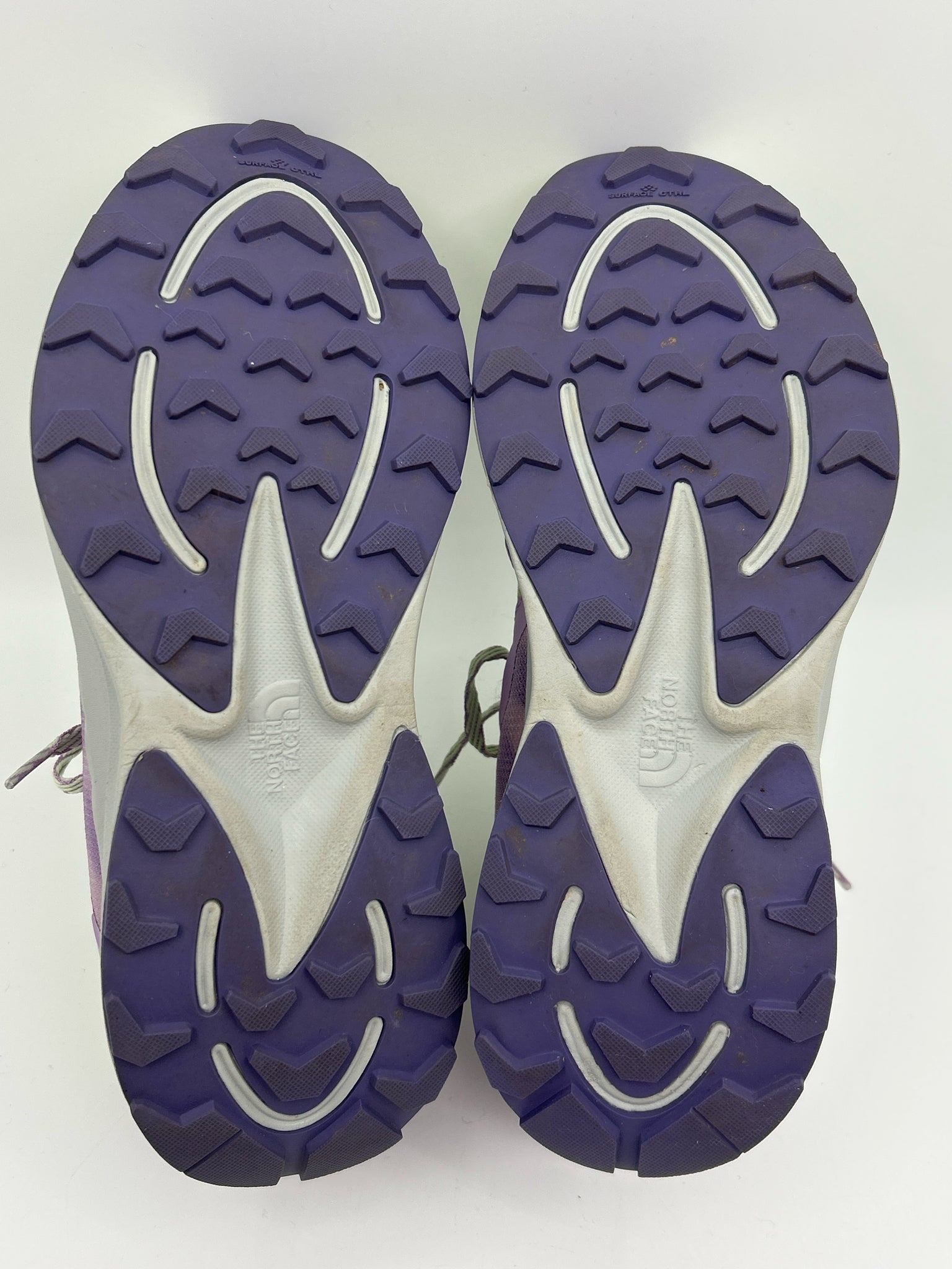 THE NORTH FACE Size 10.5 Green and Purple Women Sneakers