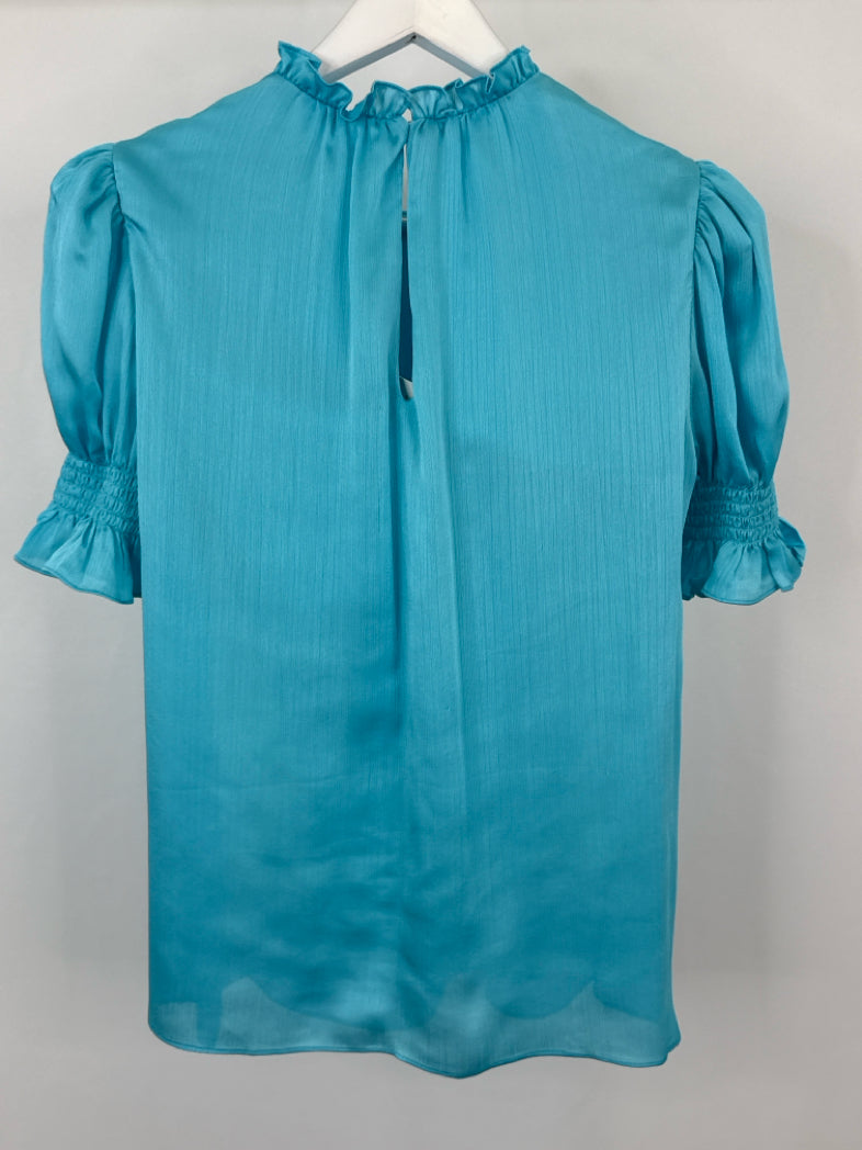 TRINA TURK NWT Size M AQUA Women Top