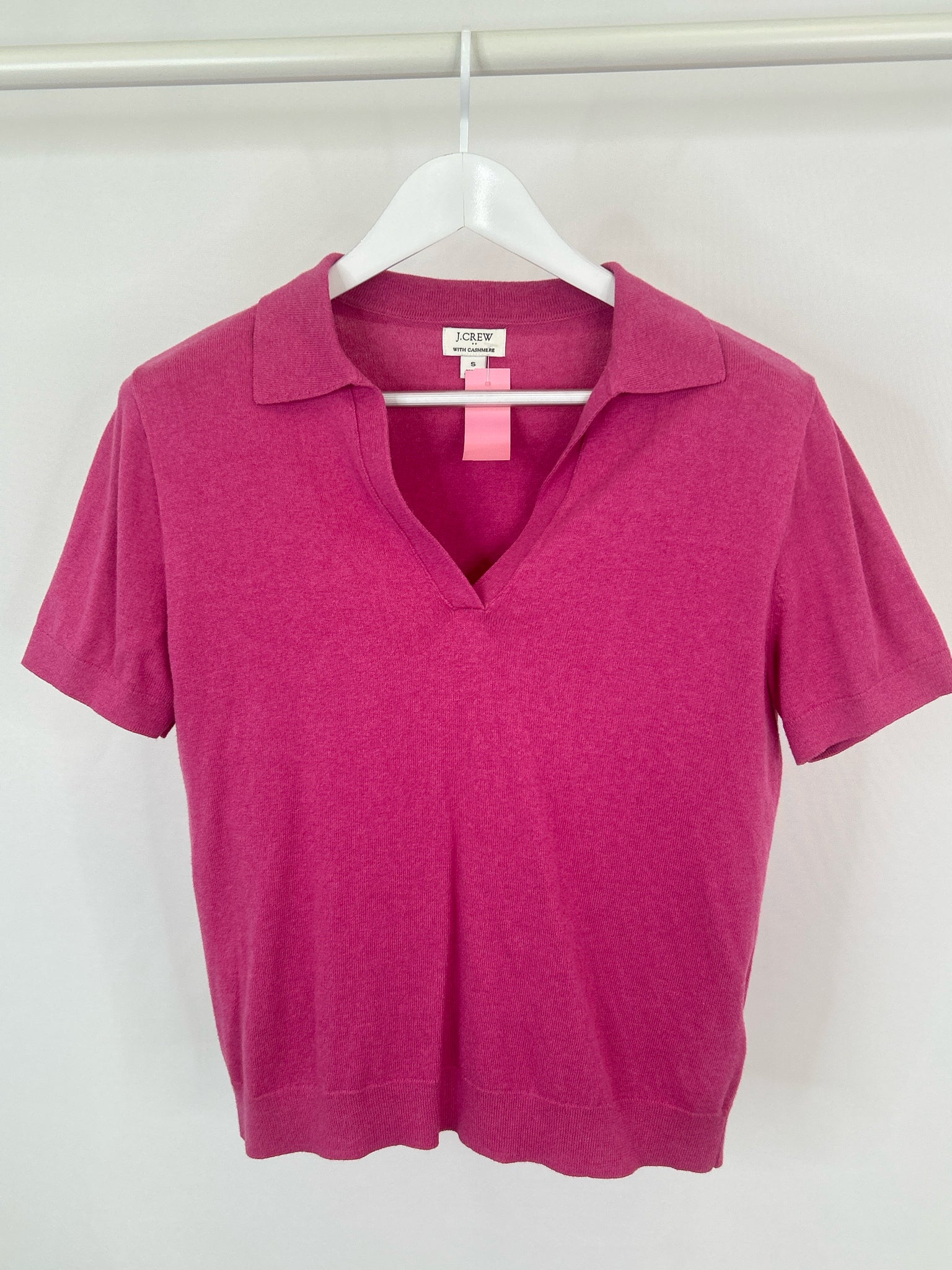 J CREW Size S Hot Pink Women Sweater