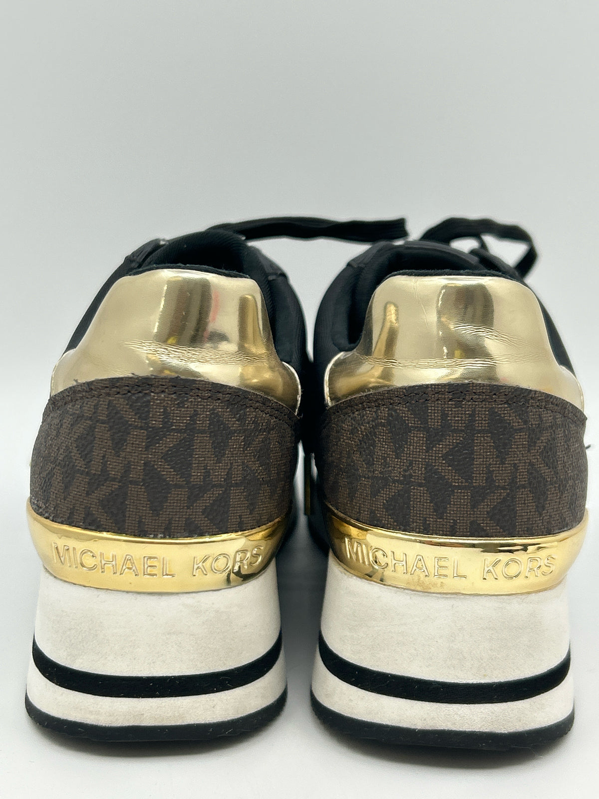 MICHAEL MICHAEL KORS Size 7M Black Print Women Sneakers