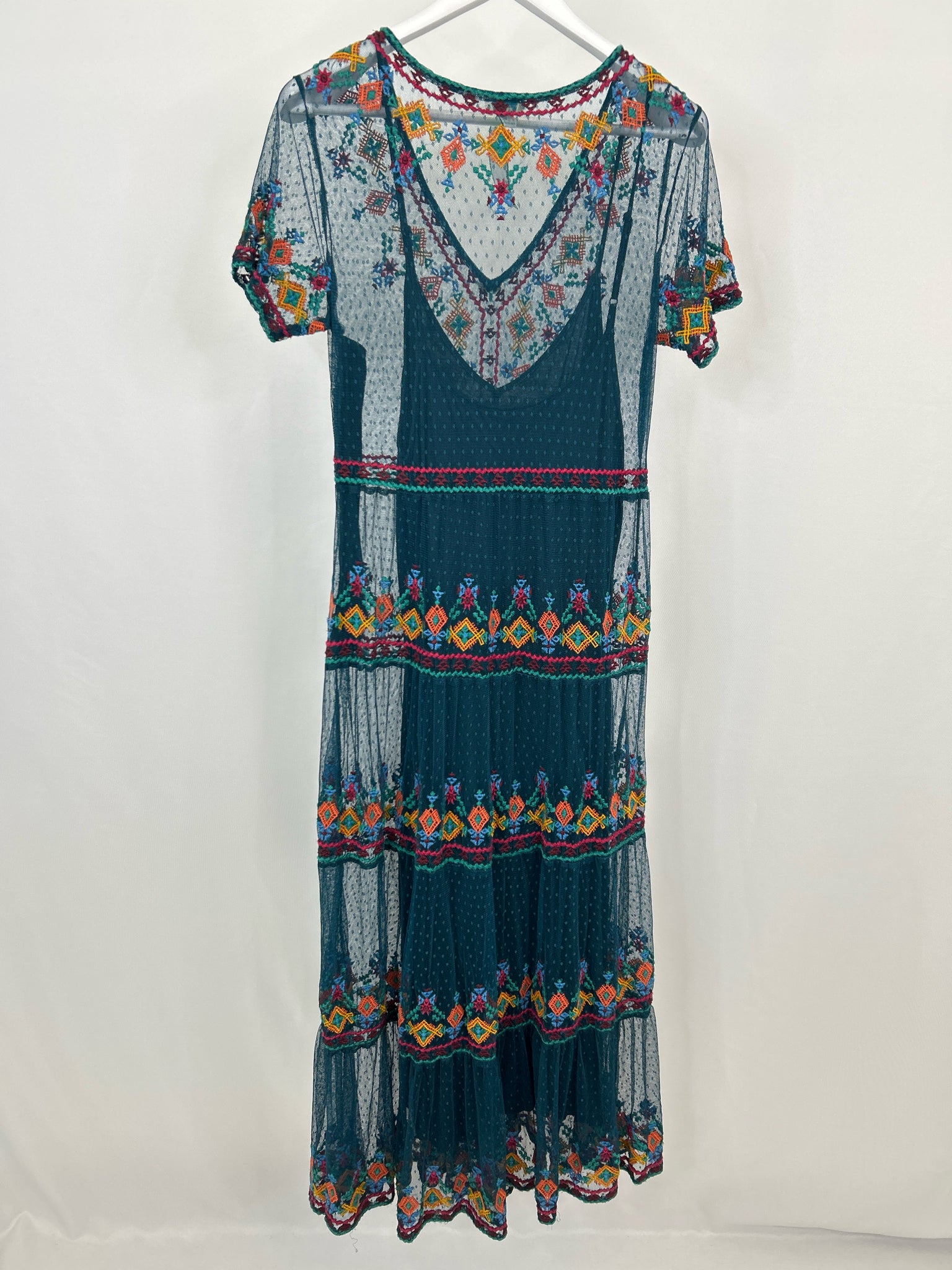 SUNDANCE Size L Teal Women Dress
