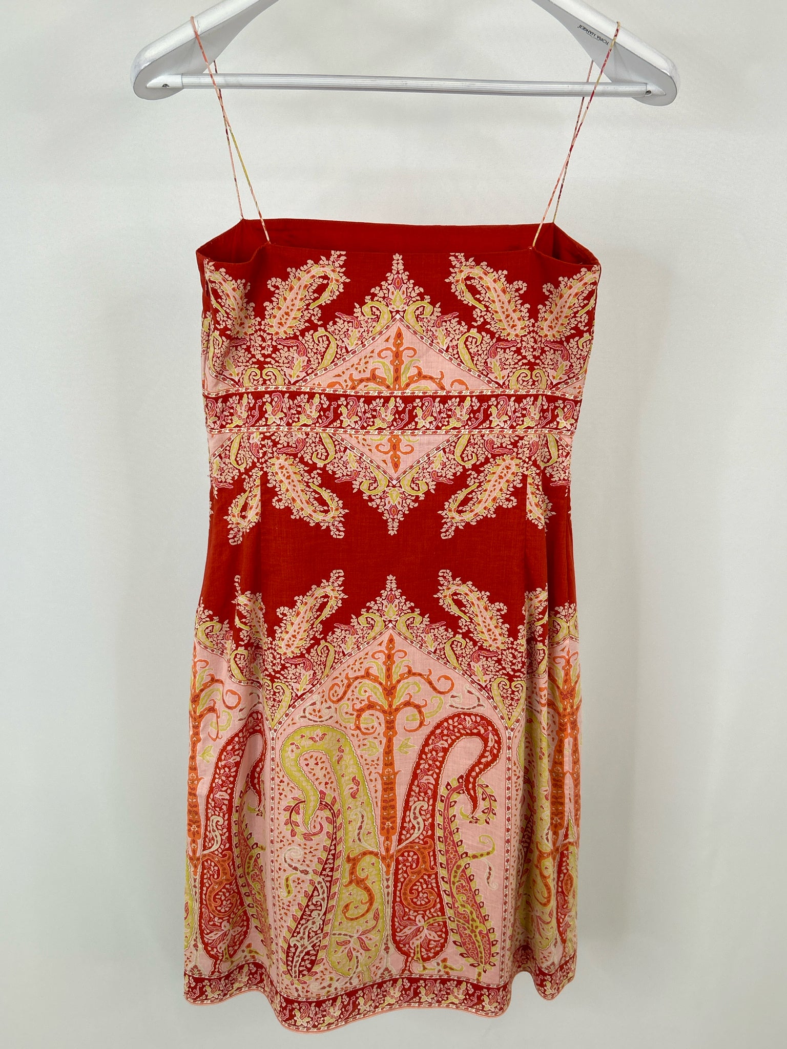 ELIE TAHARI Size S RED AND PINK Women Dress