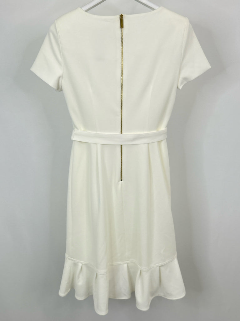 CALVIN KLEIN Size 8 Ivory Women's Dress