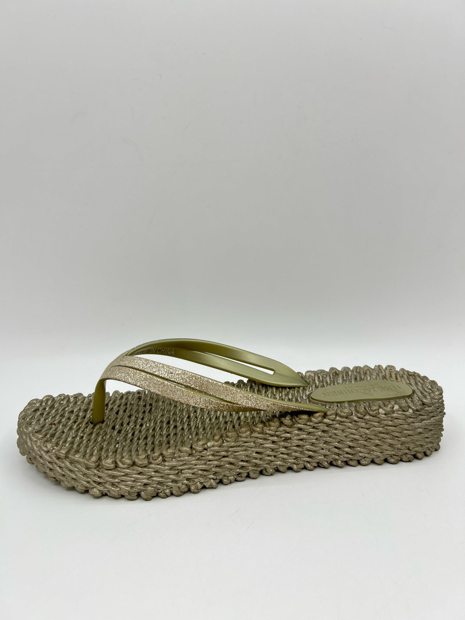 ILSE JACOBSEN Size 9 OLIVE Women Flip flops