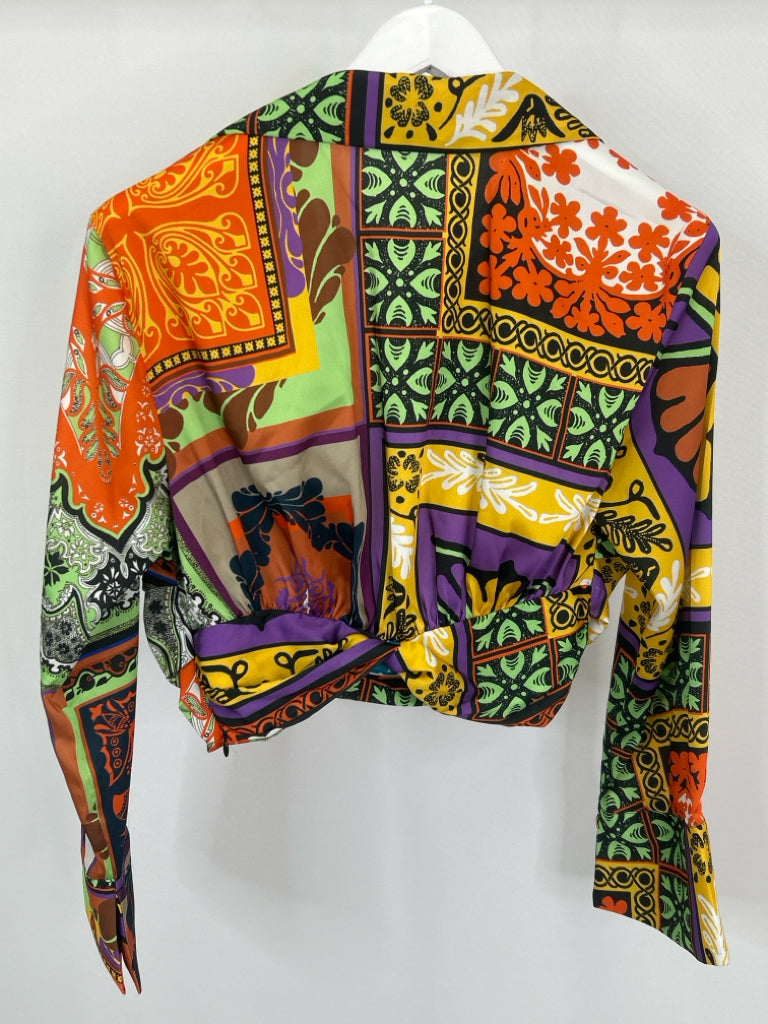 ZARA Size M Women's Multi-Color Top