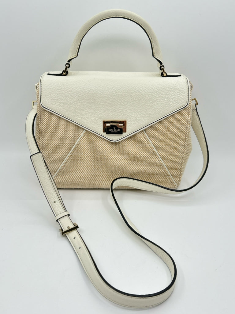 KATE SPADE White and Natural Women's Purse