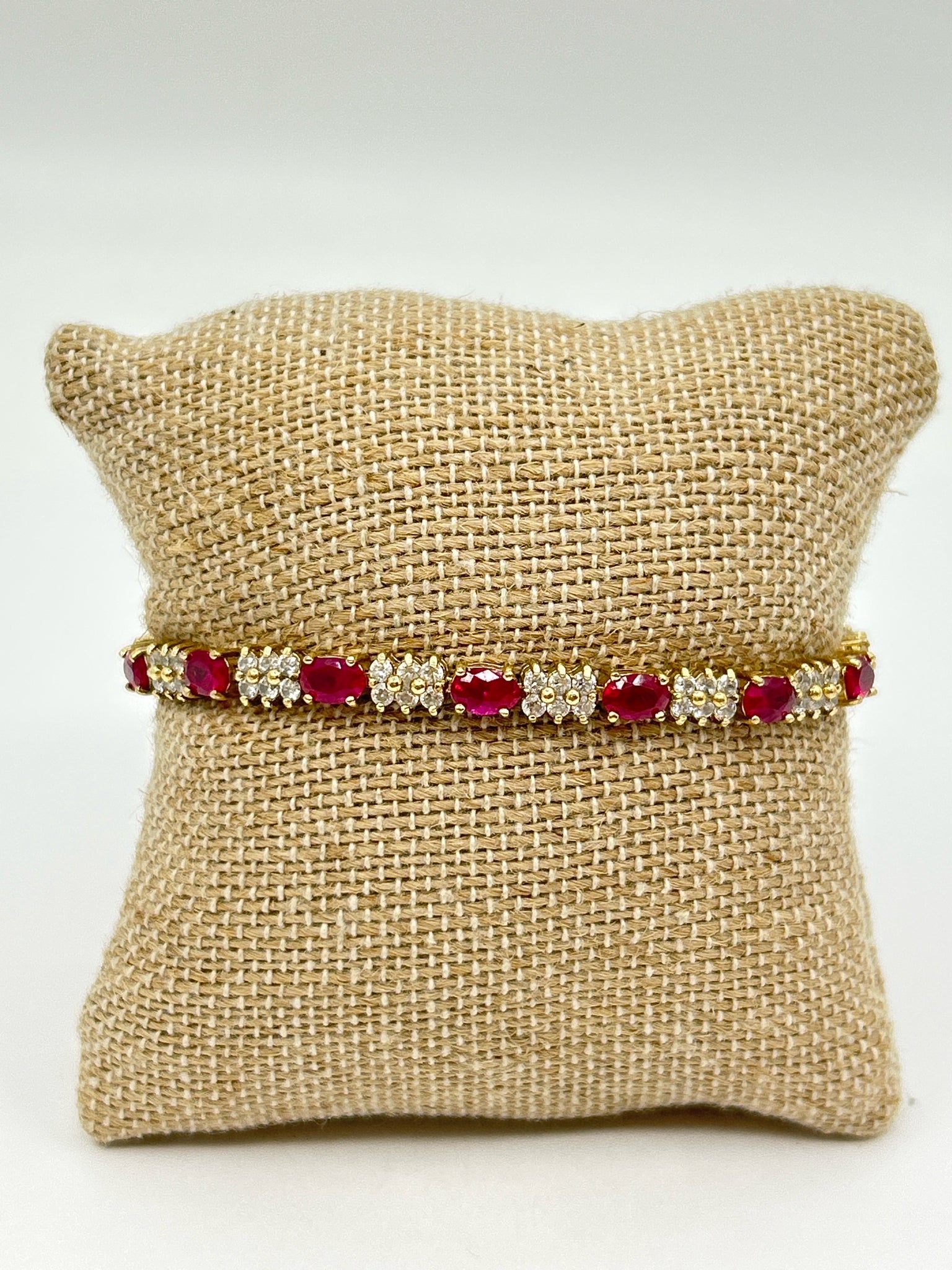 NO BRAND Gold and red Bracelet