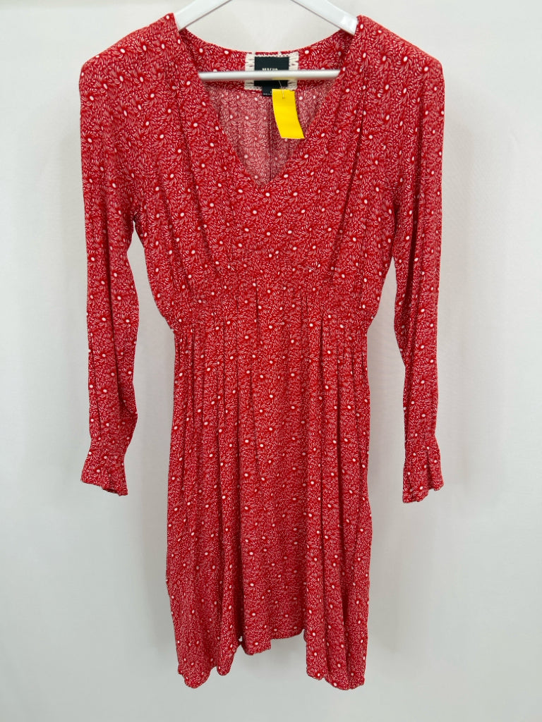 MAEVE Women Size S red and white Dress