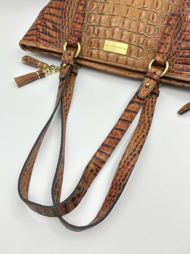 BRAHMIN toasted almond Tote