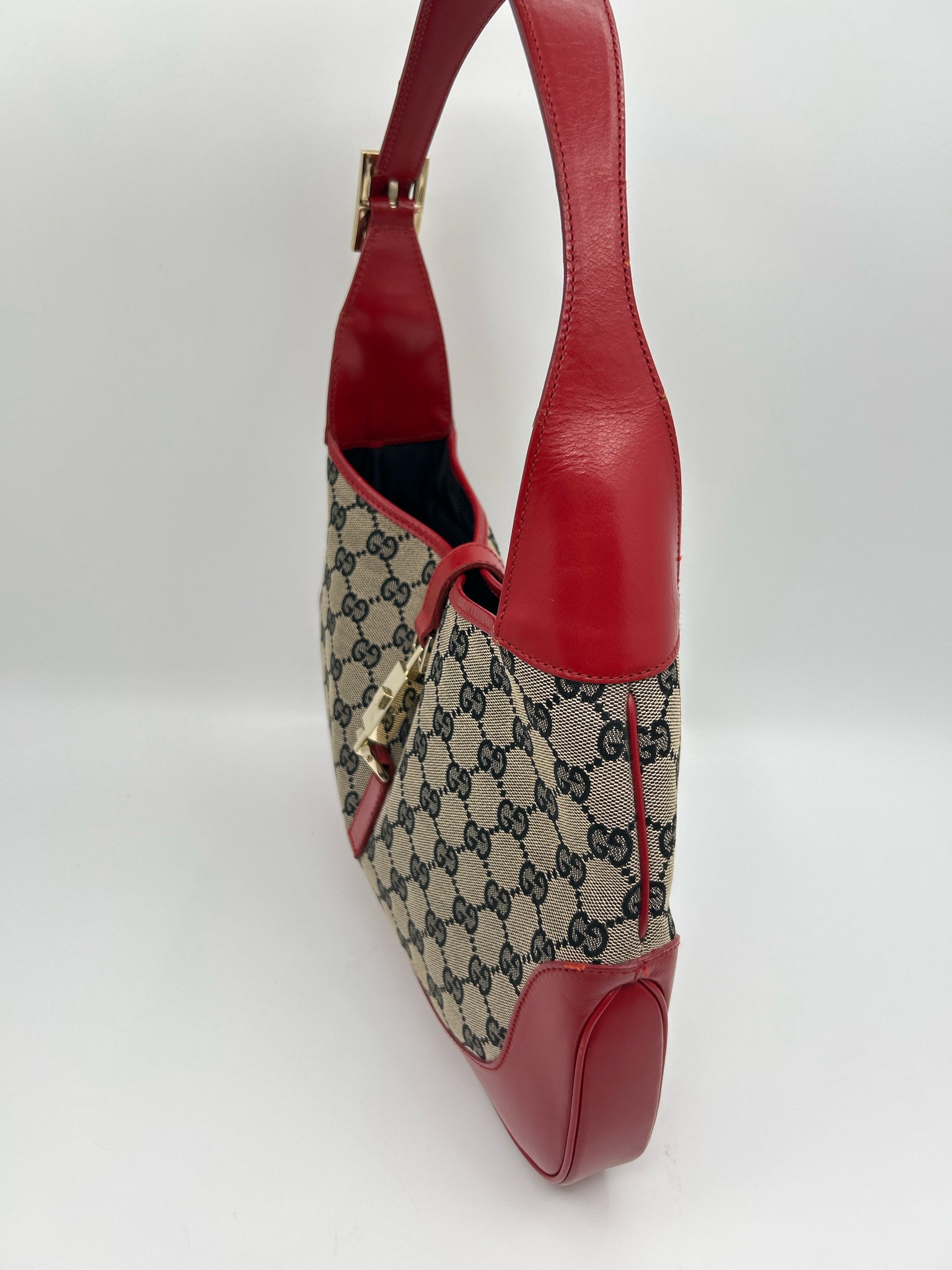 GUCCI NAVY & RED Women Purse
