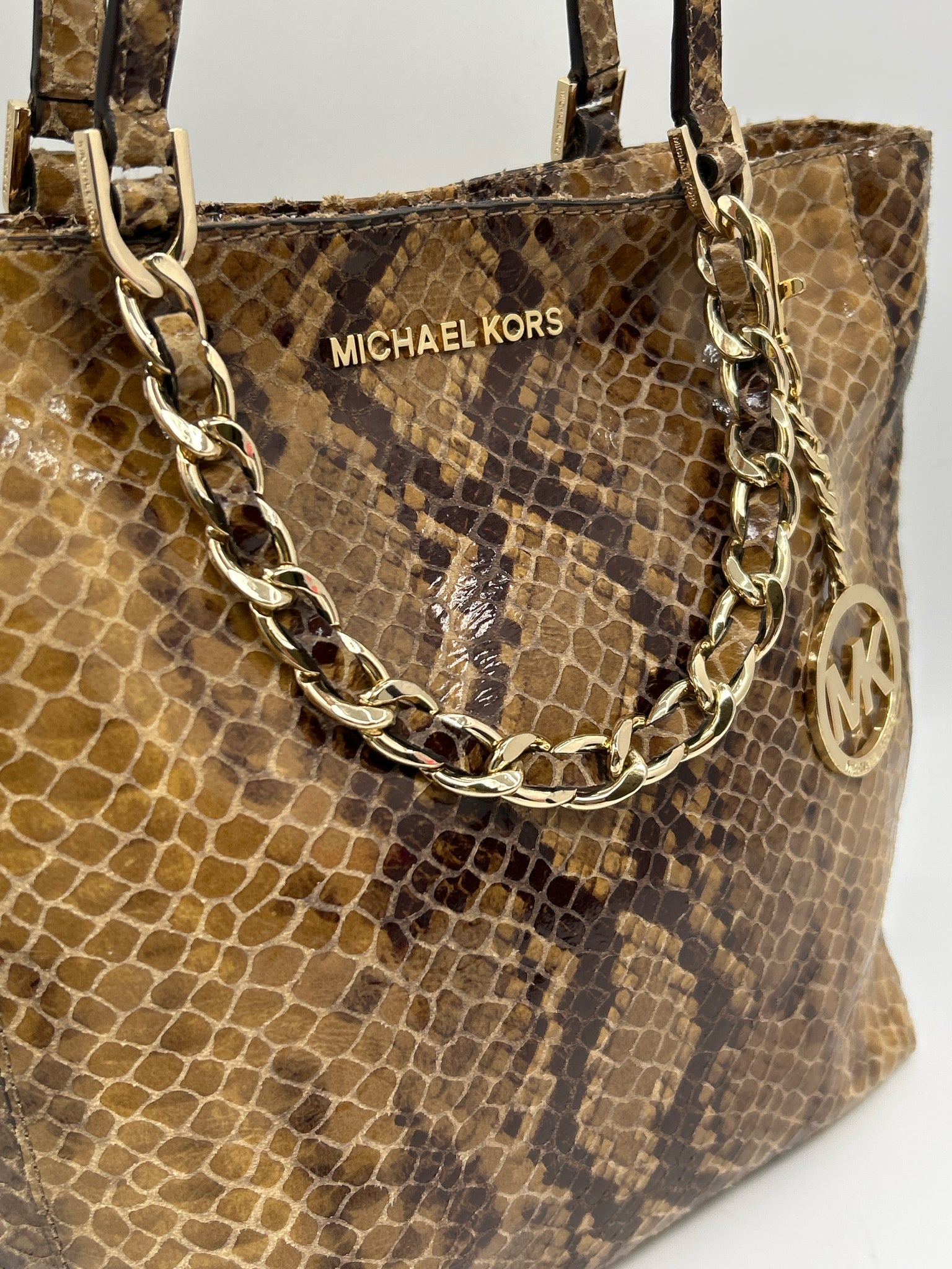 MICHAEL MICHAEL KORS Brown Print Women Tote