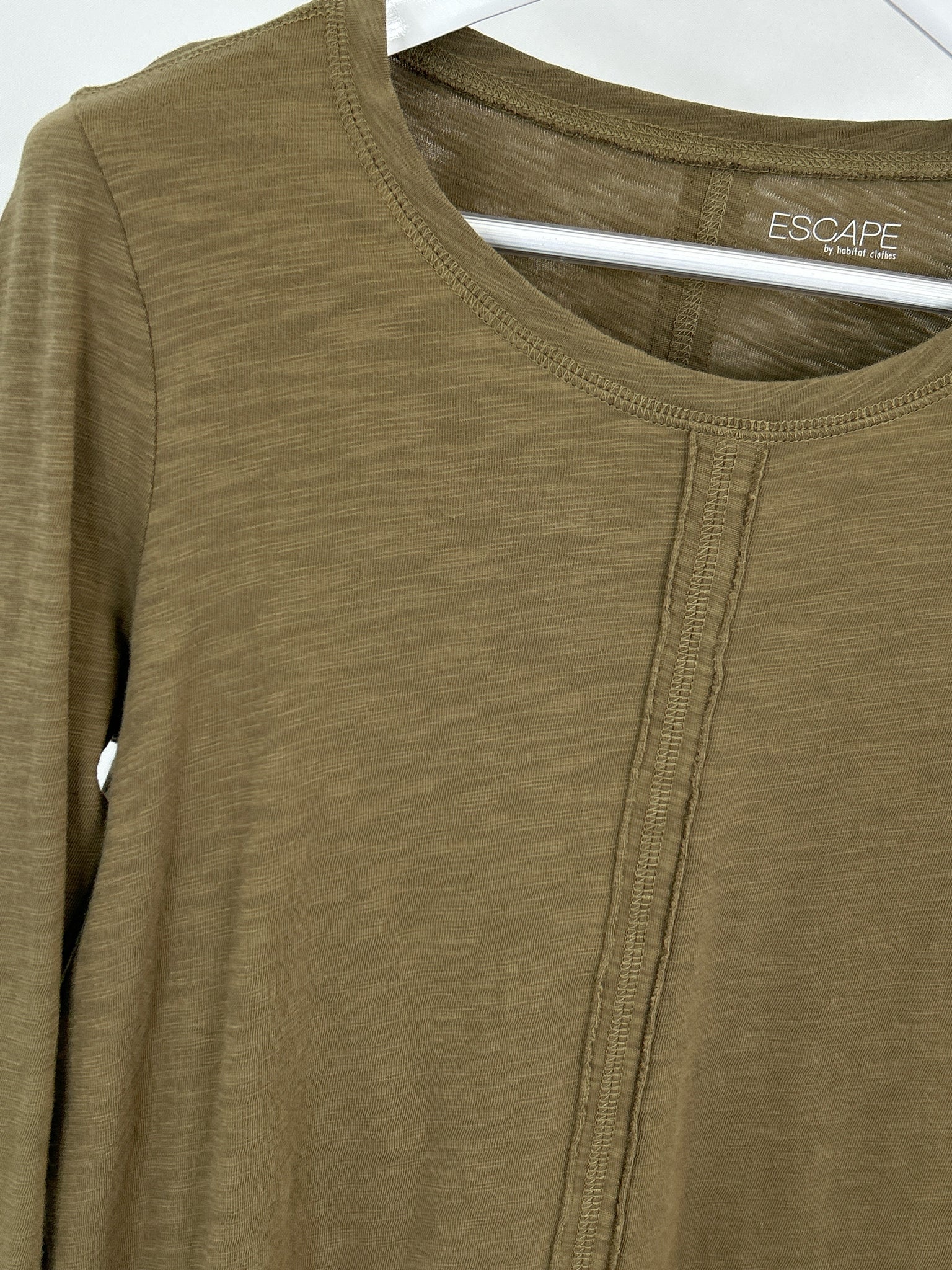 Escape by Habitat Clothes Size S Light Brown Women T-shirt