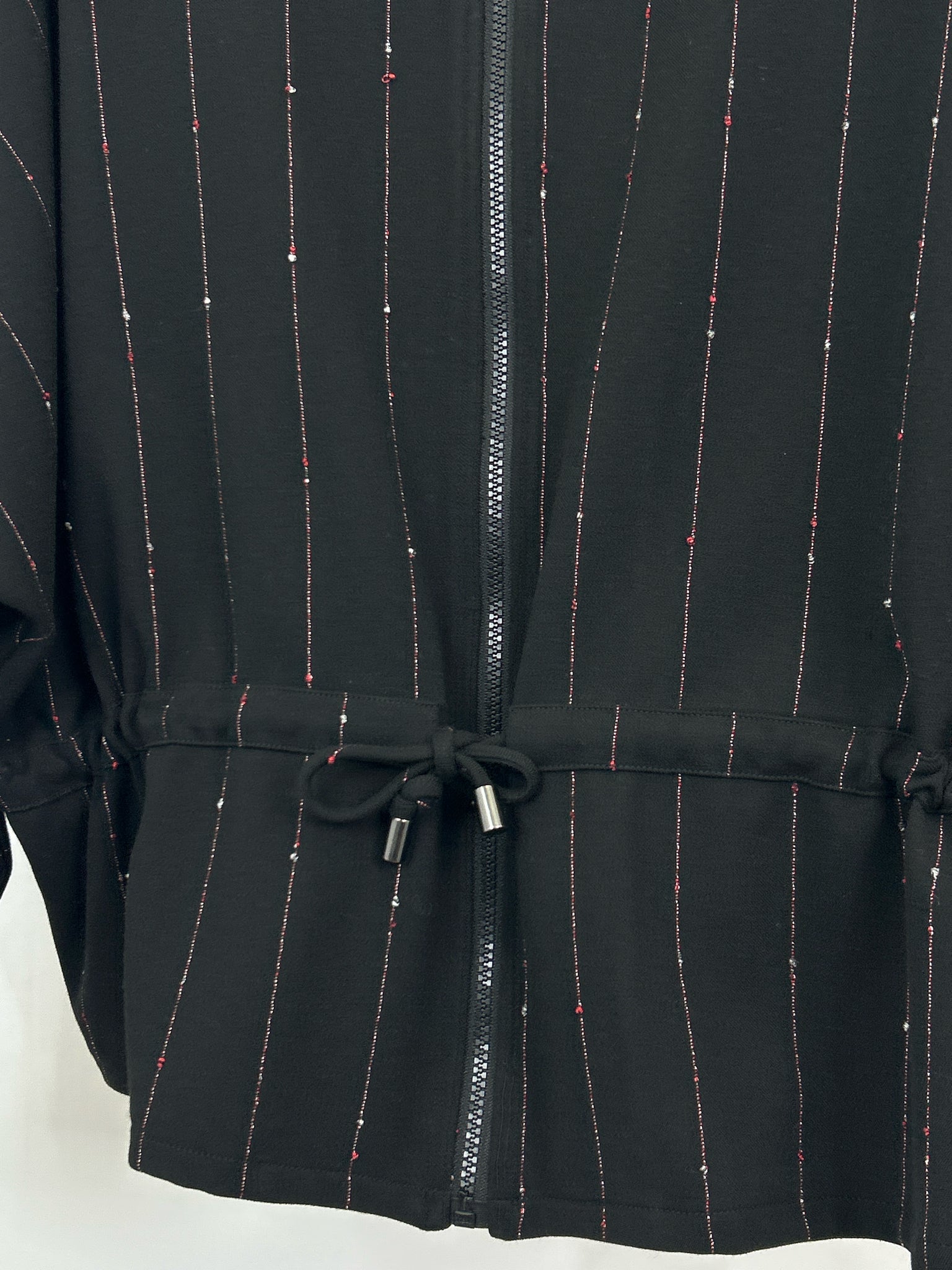 OLIVIA BY HABITAT CLOTHES Size S black striped Women Jacket