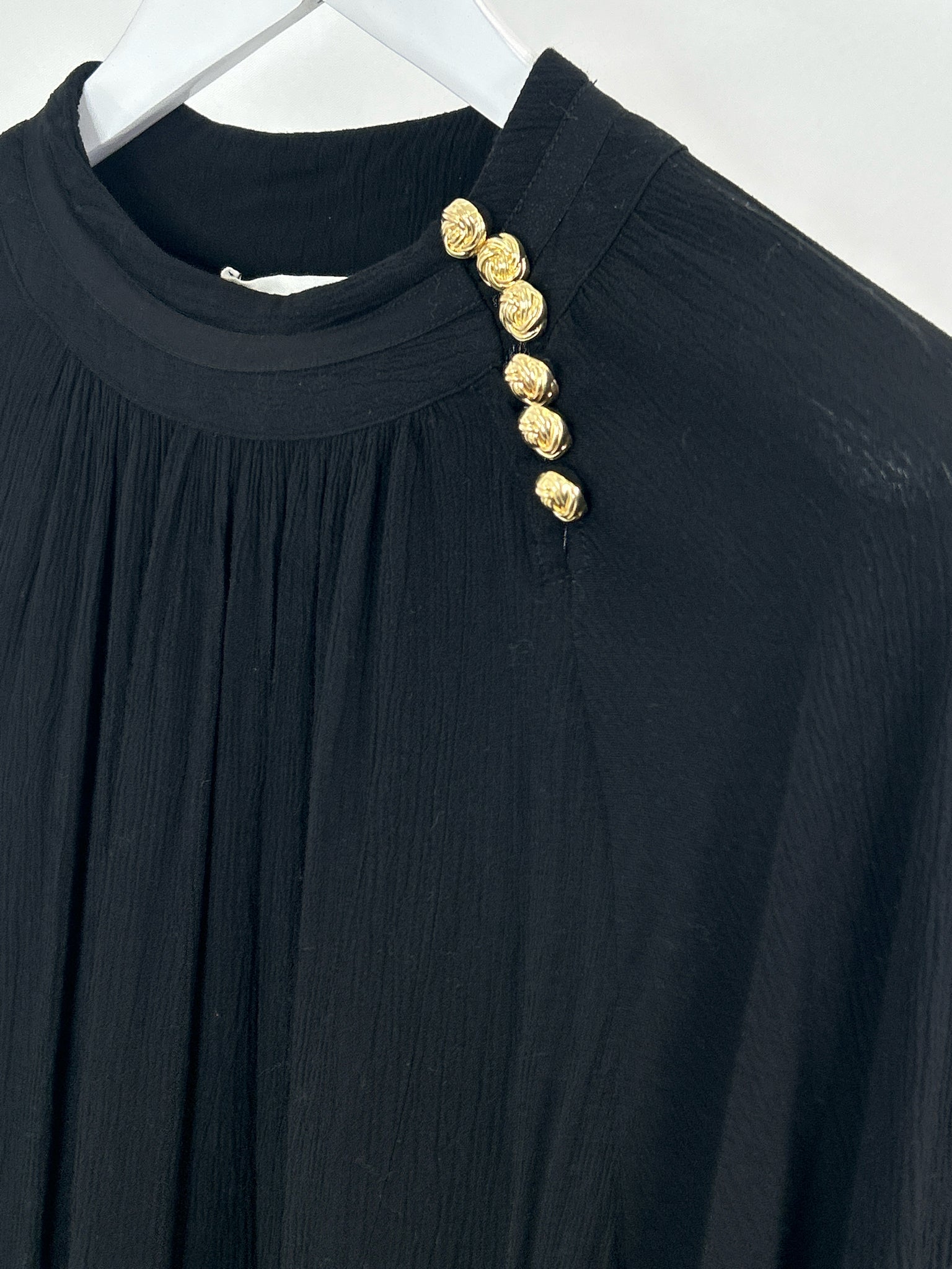 ba&sh Size L Black Women Top