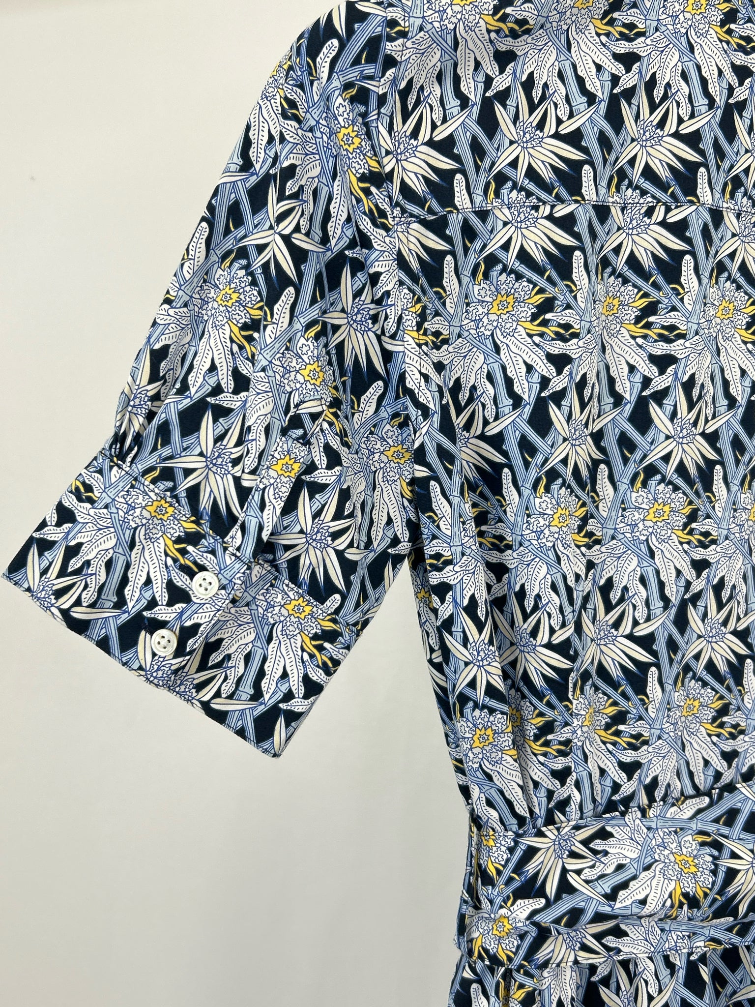 BROOKS BROTHERS Size 4 Blue Print Women Dress