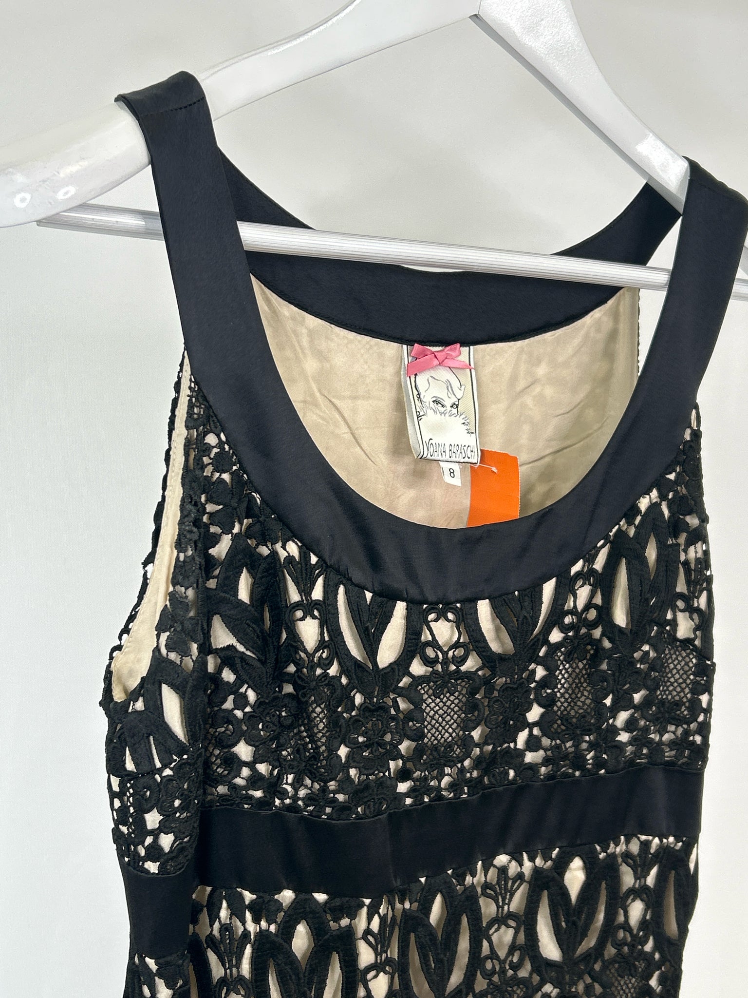 YOANA BARASCHI Size 8 Black Women Dress