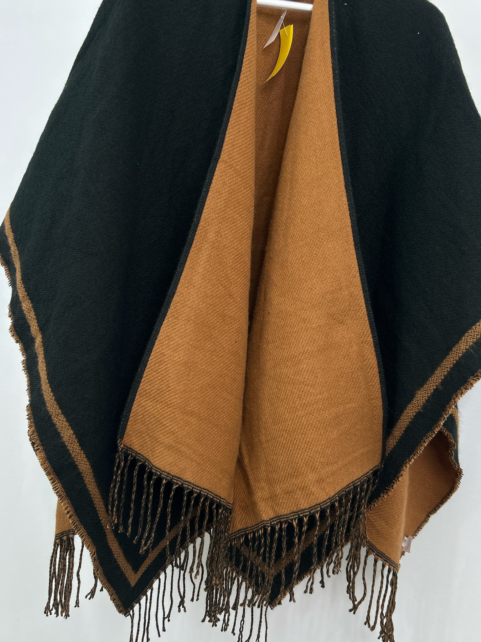 ANN TAYLOR Size OSFA Black and Brown Women Wrap NWT